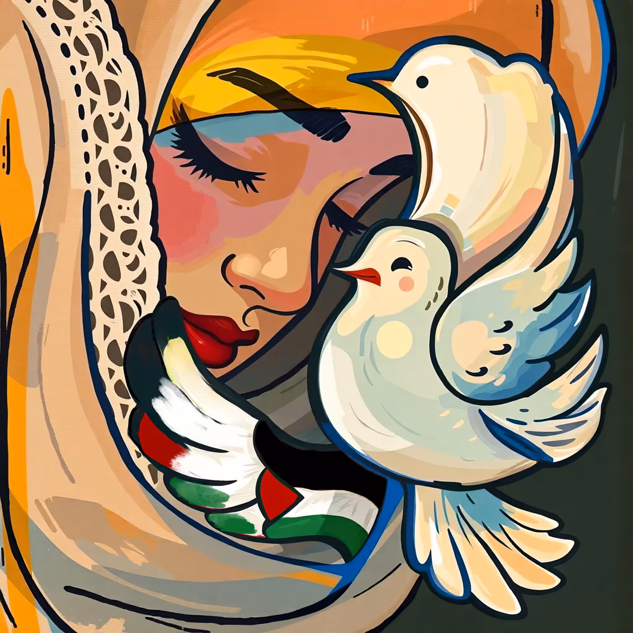 Art for Humanity Palestine : The Colors of Peace