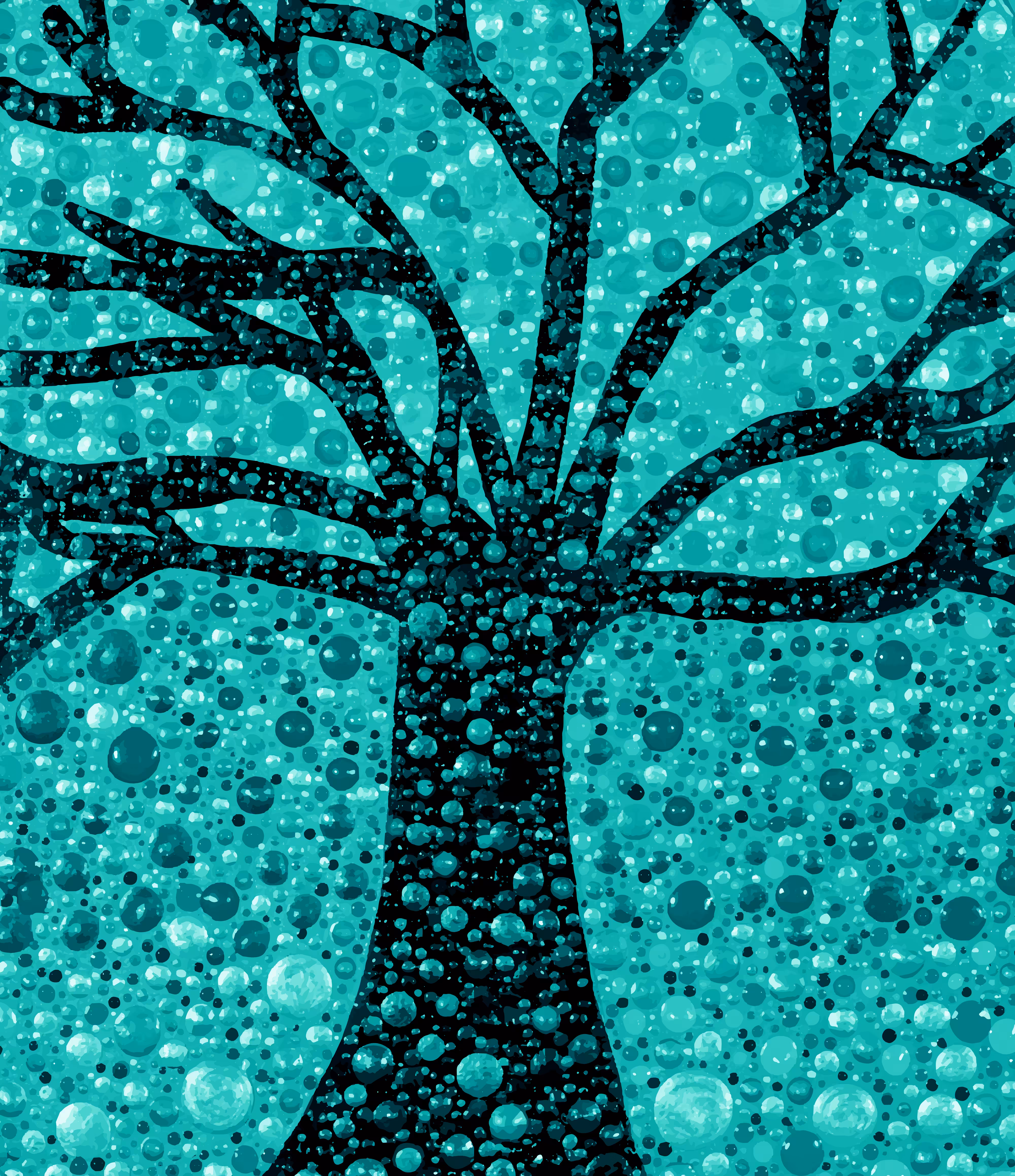 Dazzling Dots by Diener: Path of Life - Teal
