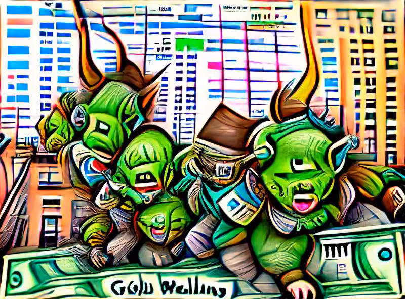 Wall Street money goblins