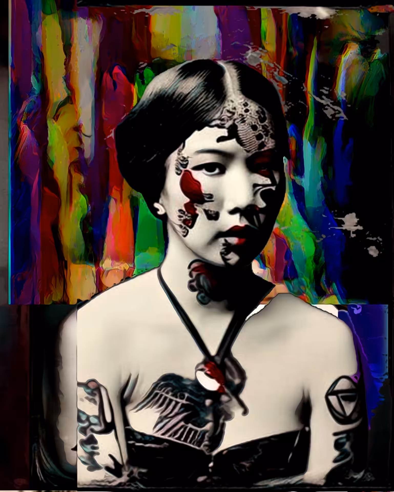 /№34 • īrezumī • 入れ墨 • Composite AI