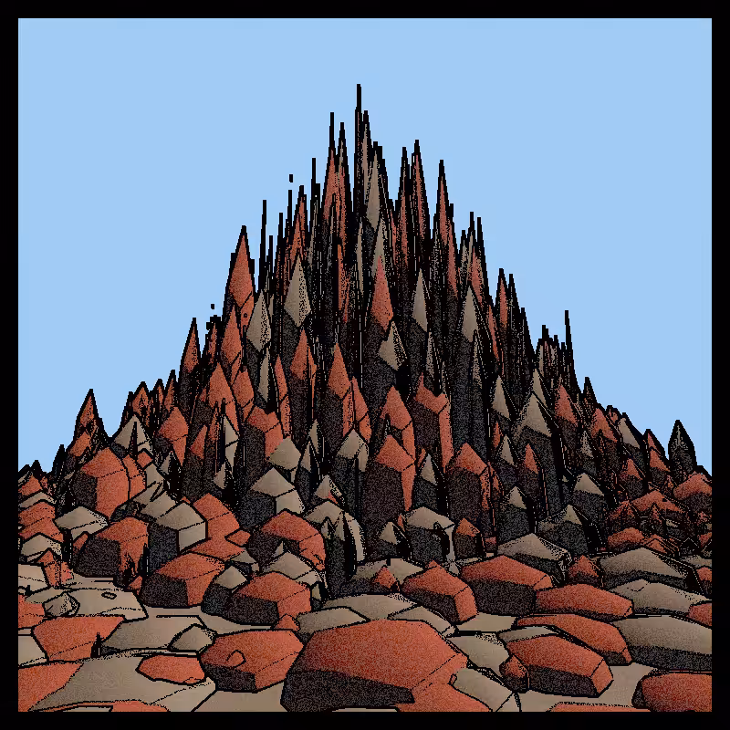 Crystal forest #43