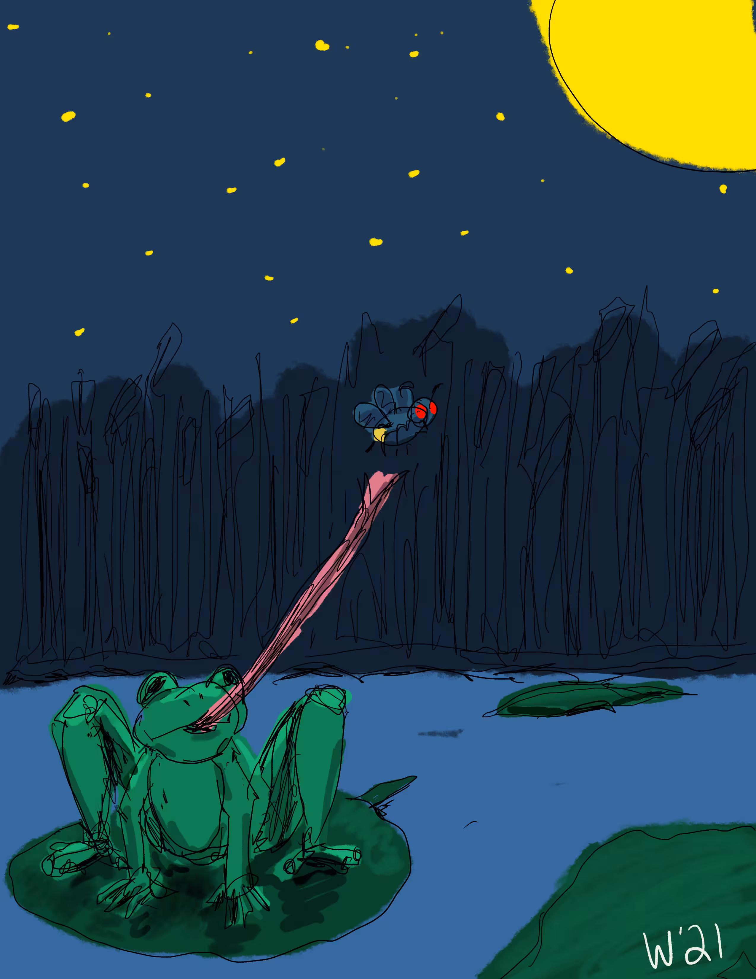 Goodnight frog 