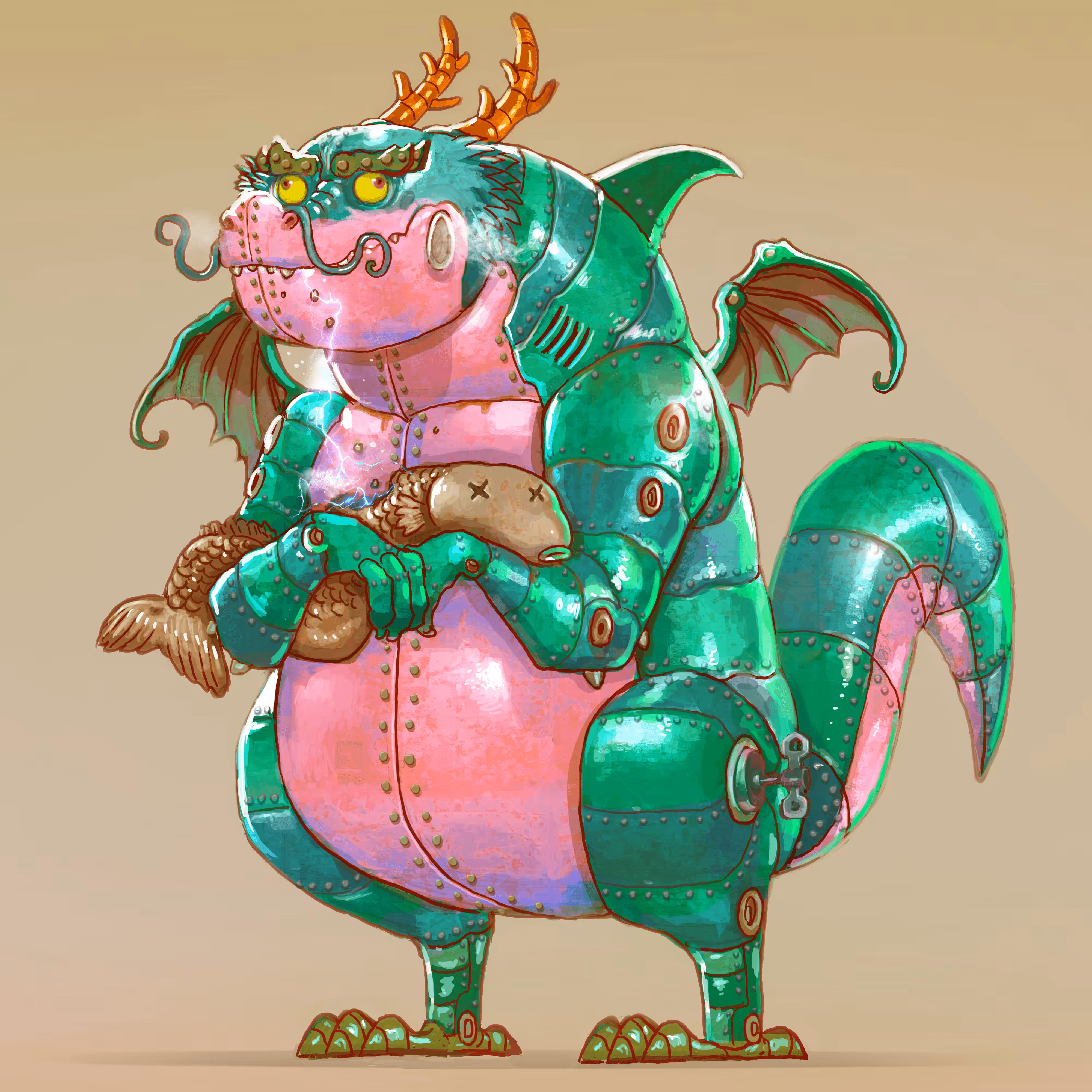 Wind Up Dragon #11 : SharkDragon 