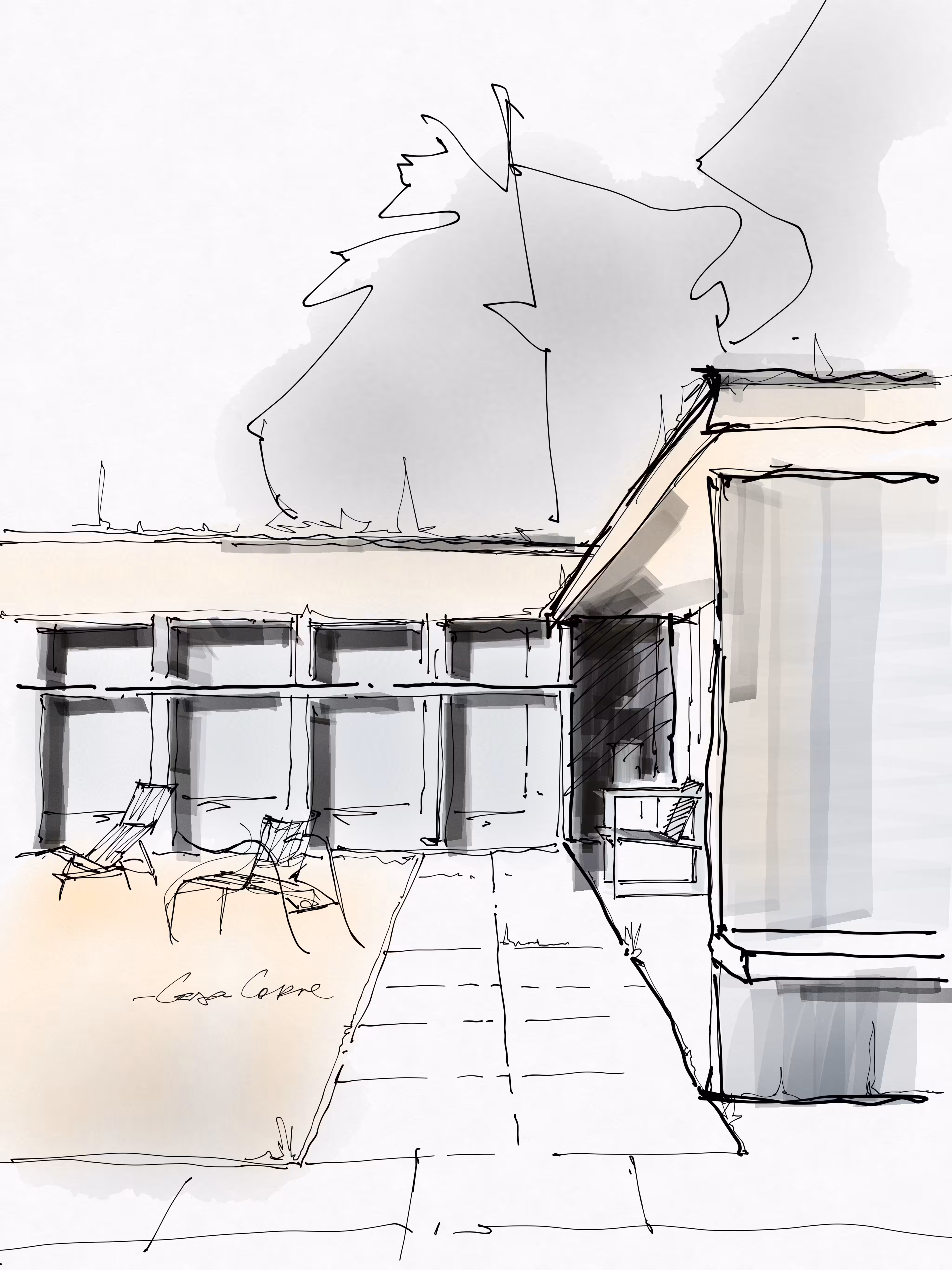 exterior perspective