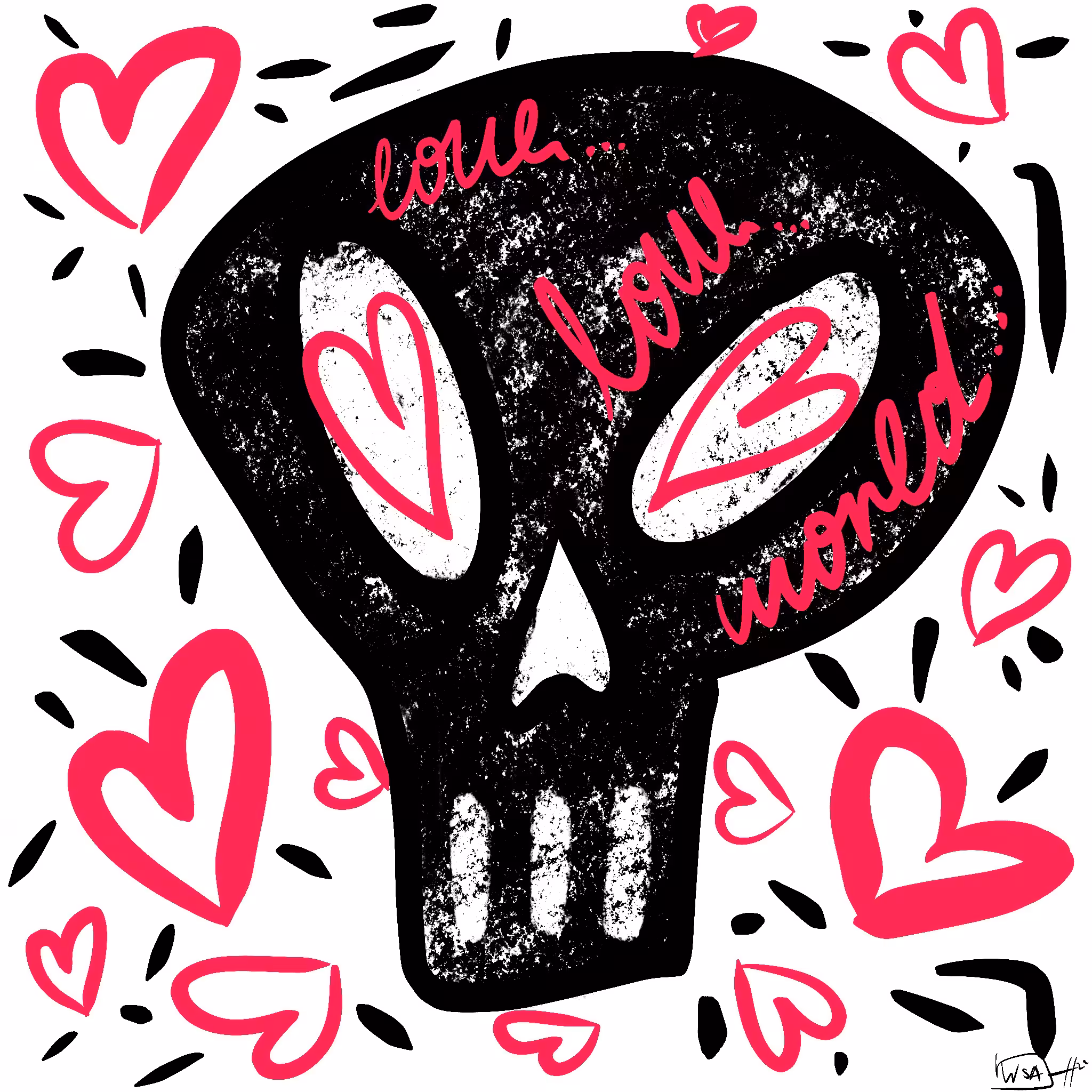 "World Love" - Crazy Skull WSA