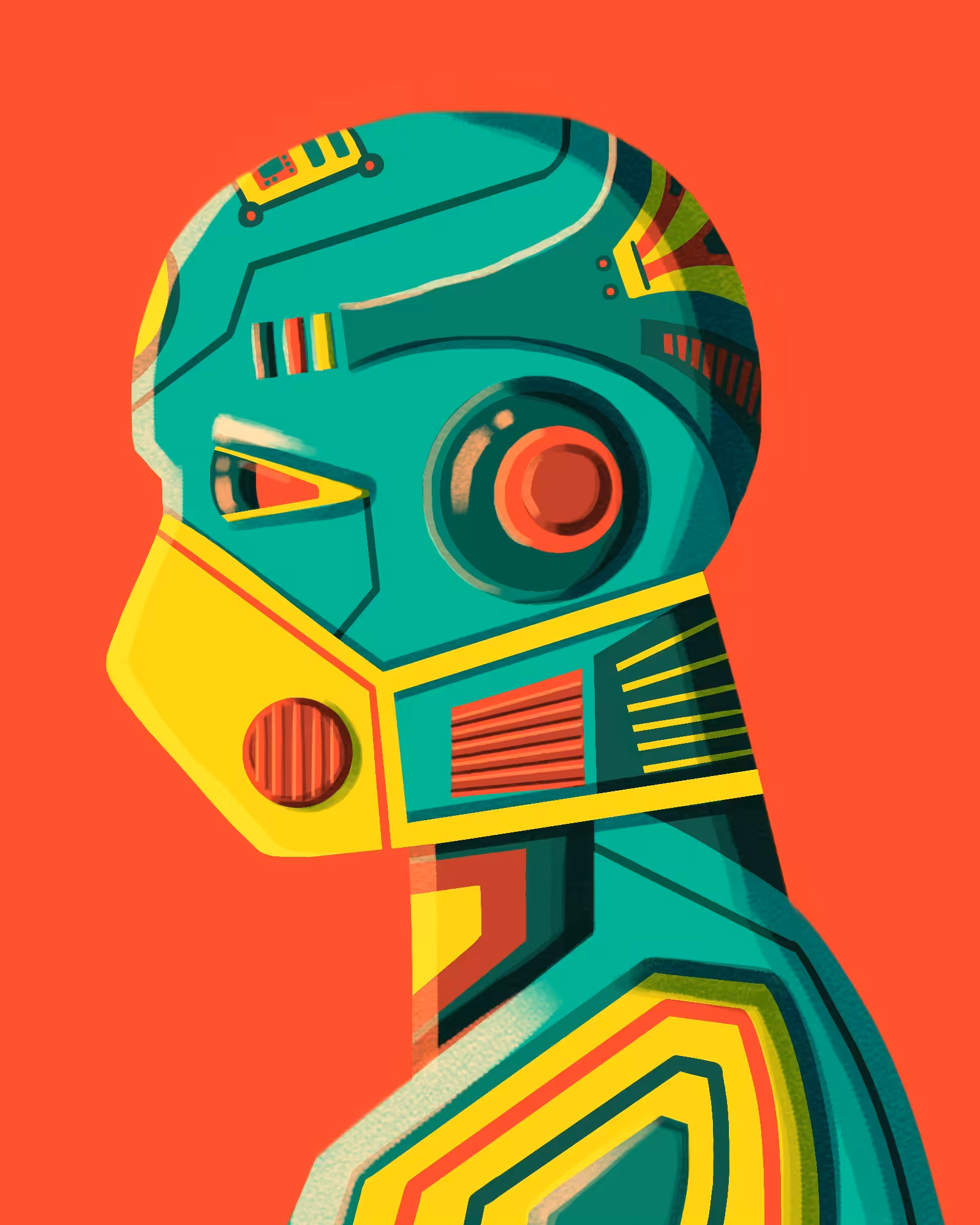 humanoid virus mask #27