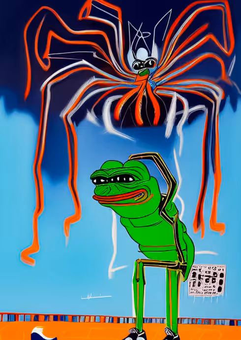 Pepe's Paradigm: The Renaissance of Memetic Art.: There's a Fucking Spider Behind You!