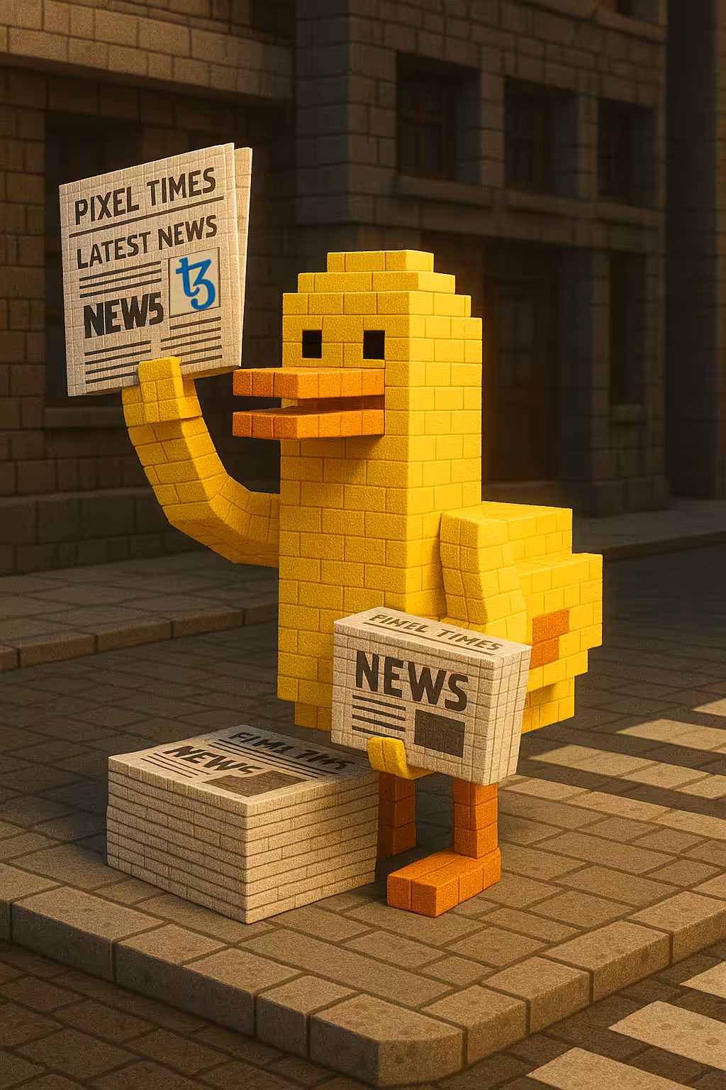DUDE DUCK NEWSPAPER 