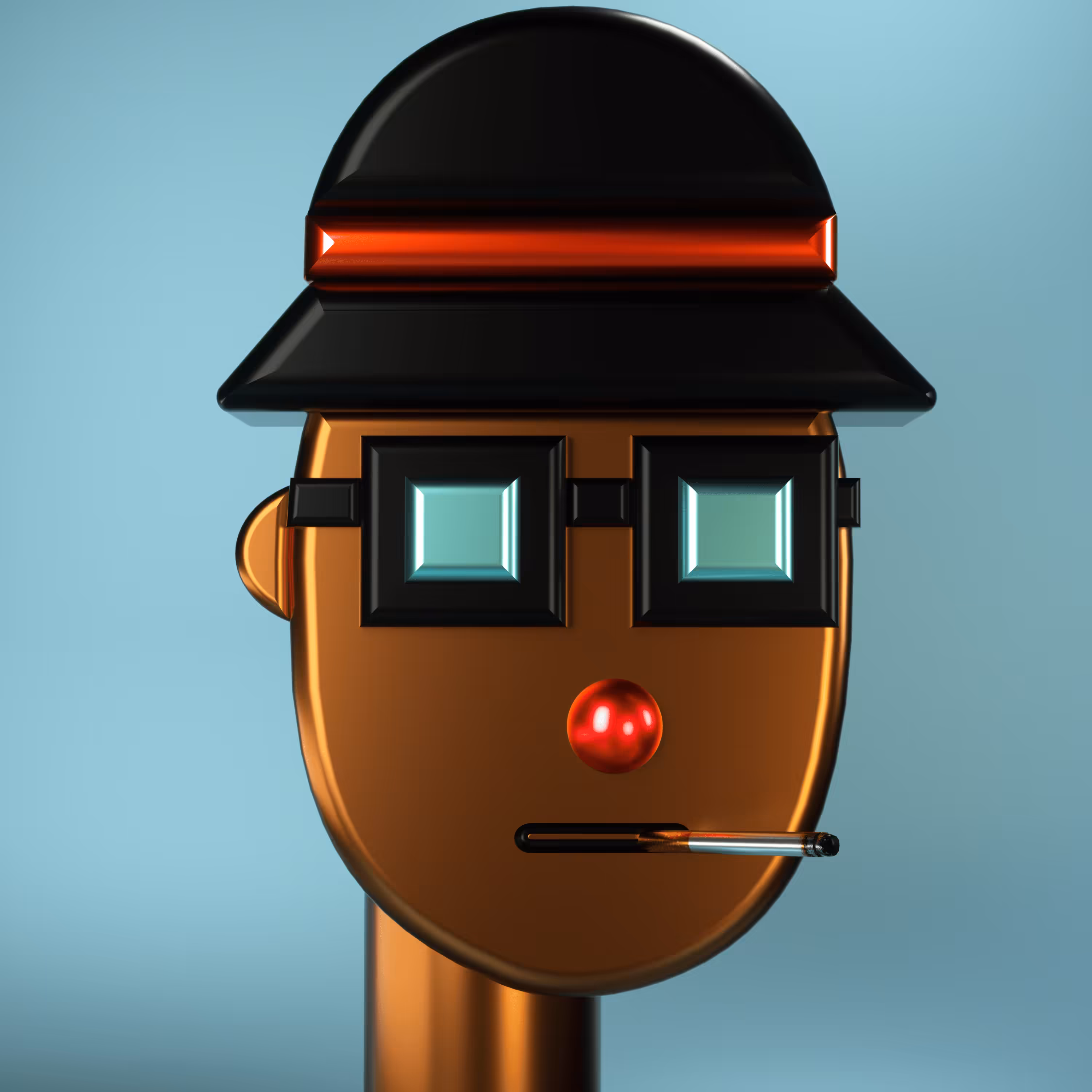 3D Chrome Punk #0550