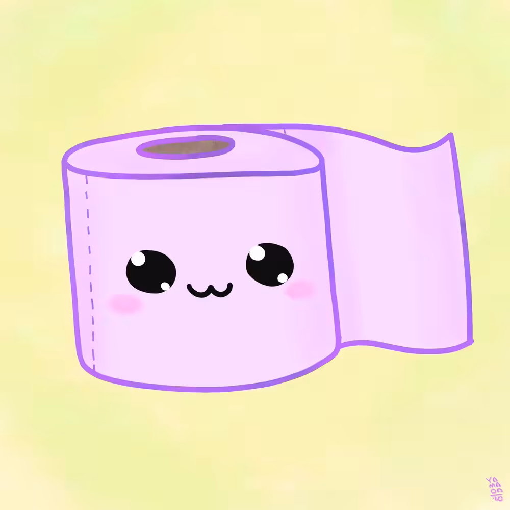 Toily, cute toilet paper