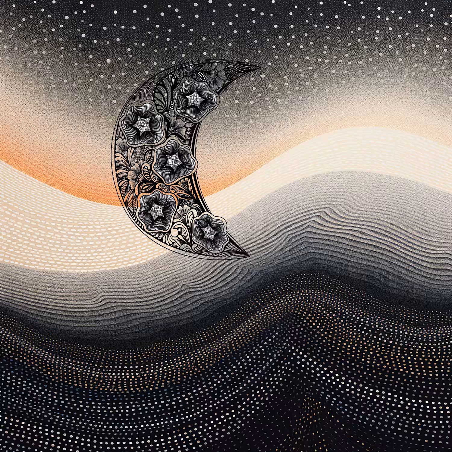 DOTS PATTERN by Aaron Sosa with LUNA By Anna Zubarev