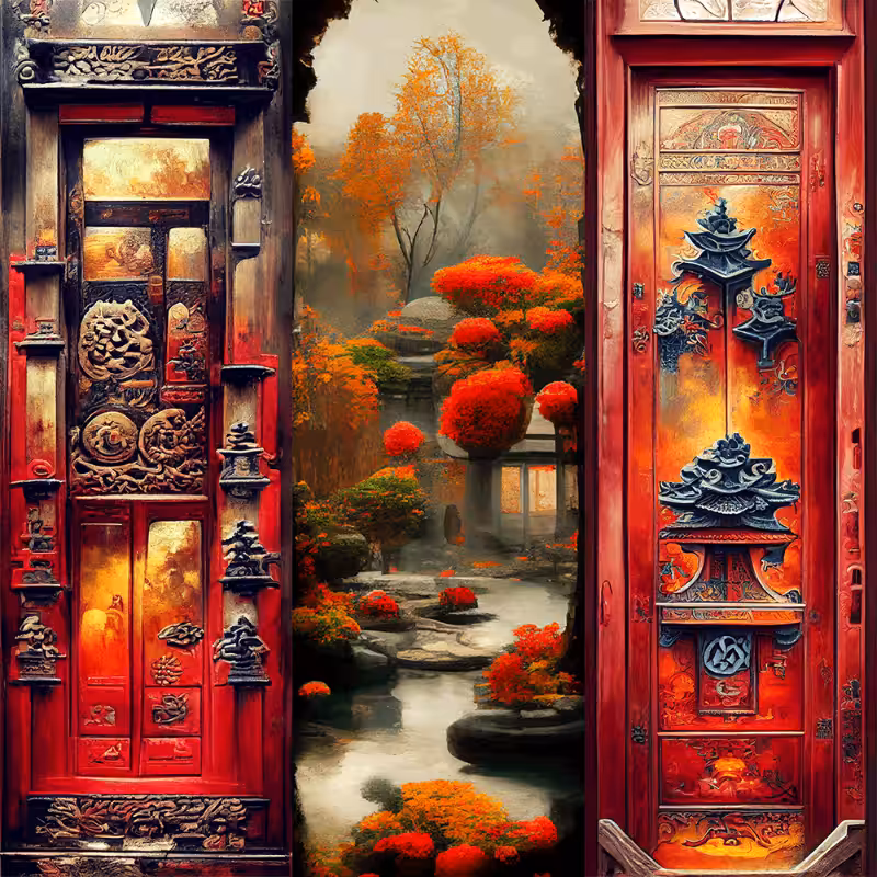 AI Chinese Garden #10