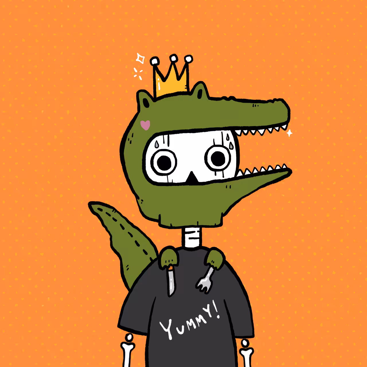 #067 Skeledude X Hungry Croco Kingdom