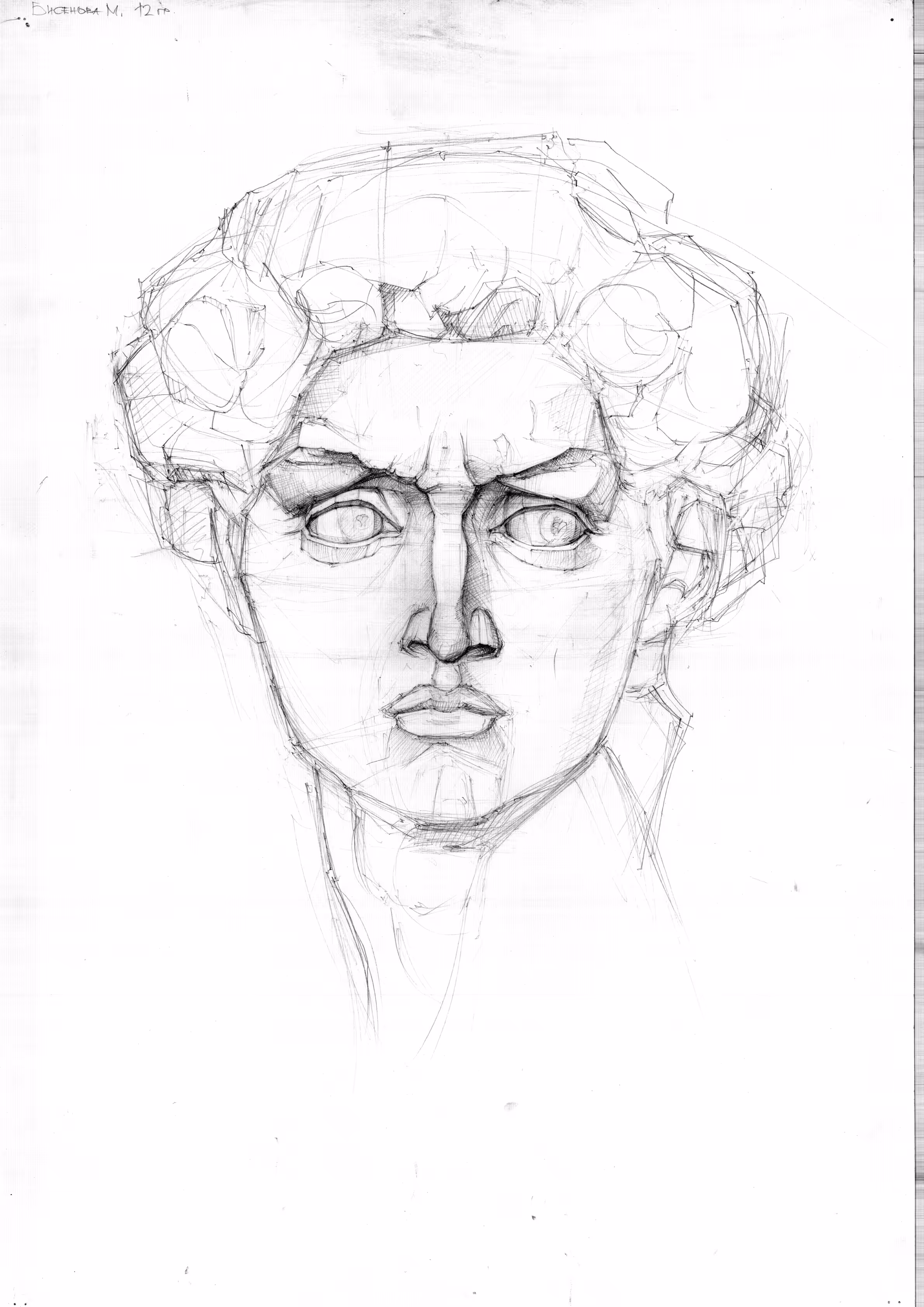 Academical Hand Drawing of David