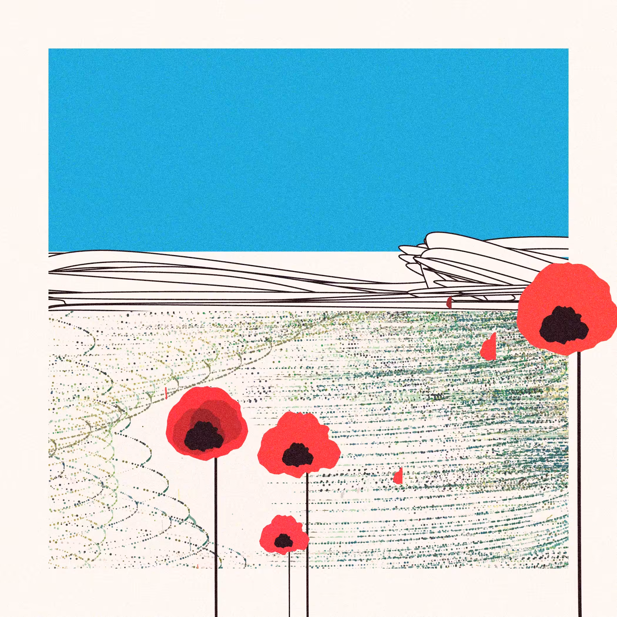 Rodeo posts: Poppies of Normandy