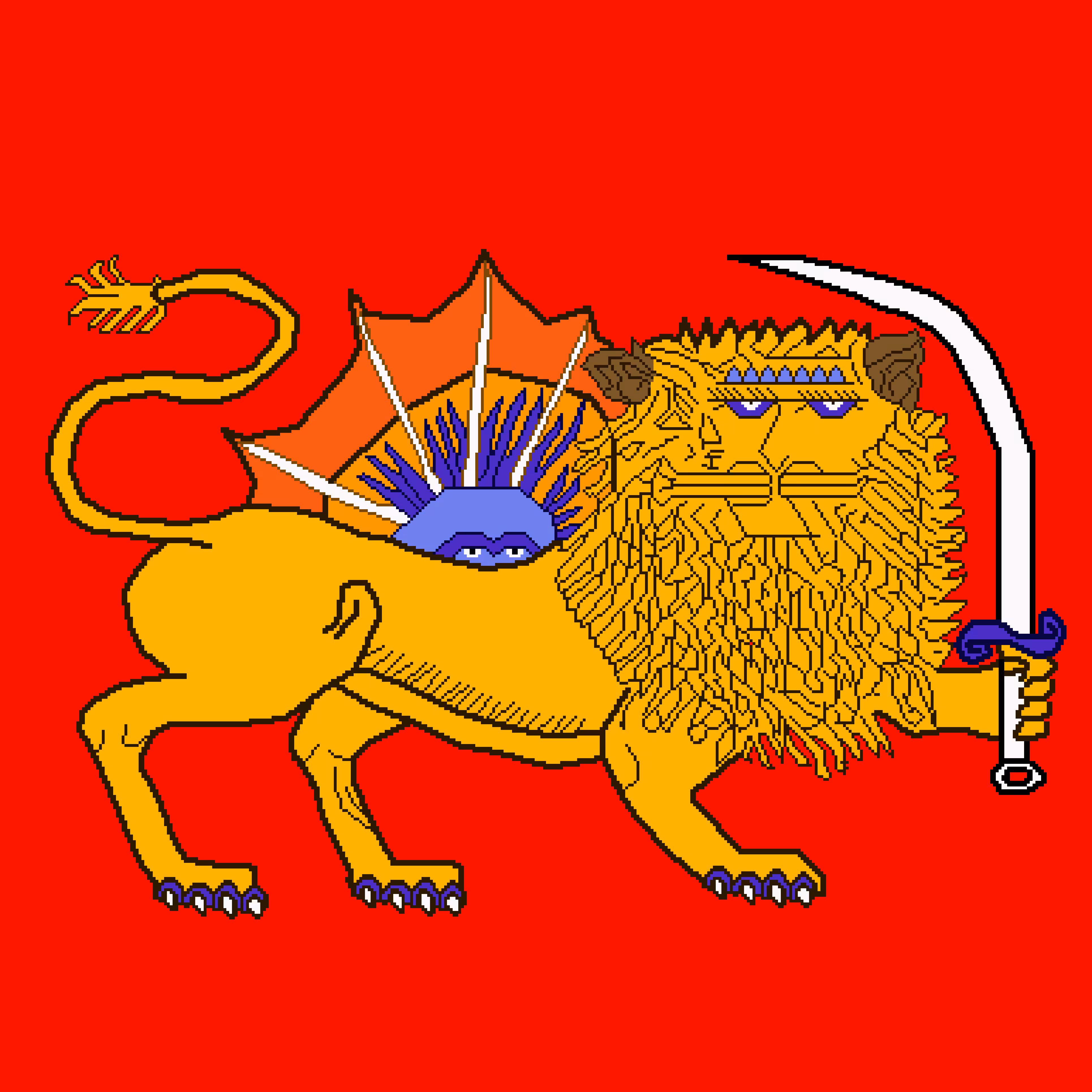 Lion Rug #7