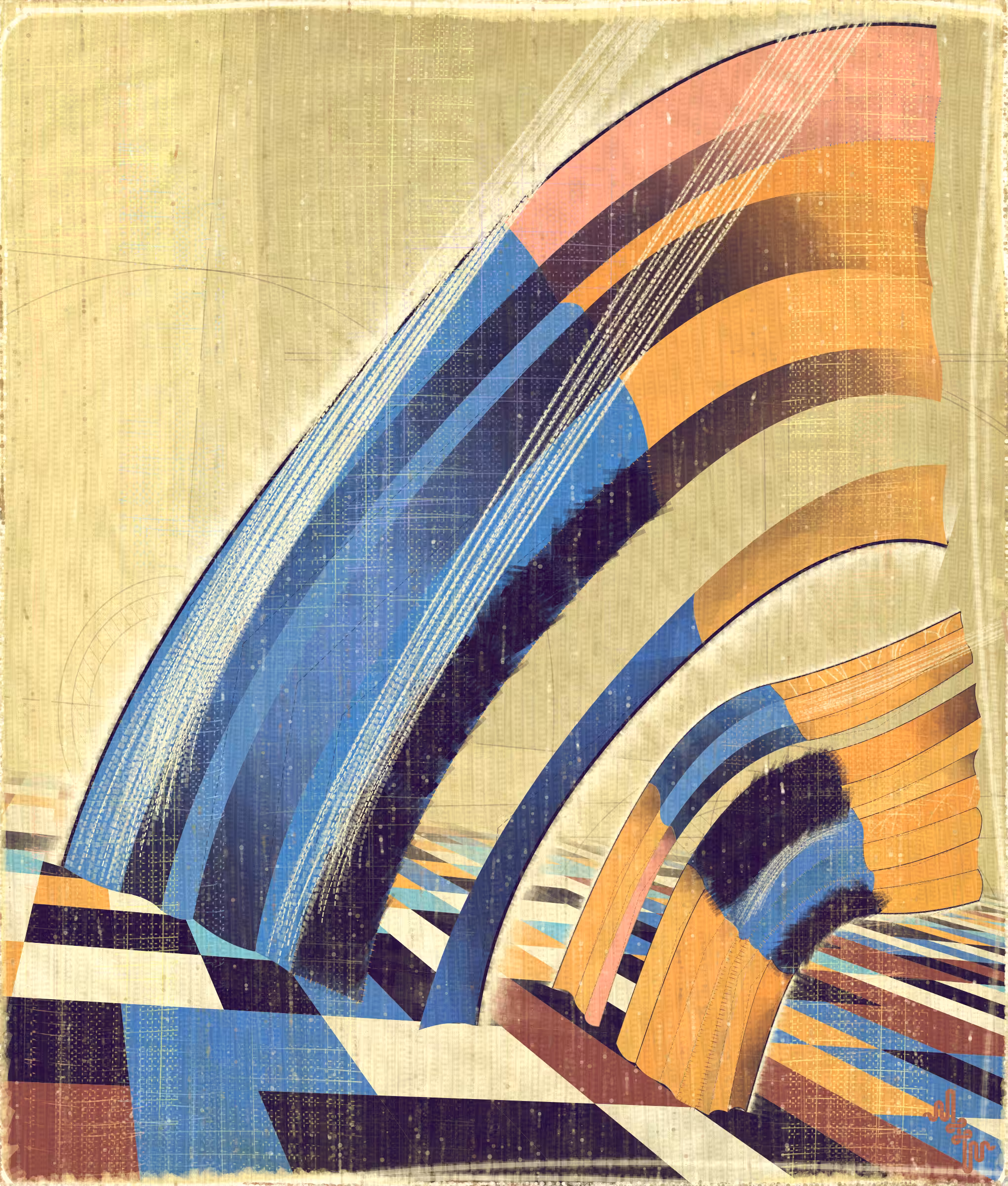 Amplitudes of Canvas #158