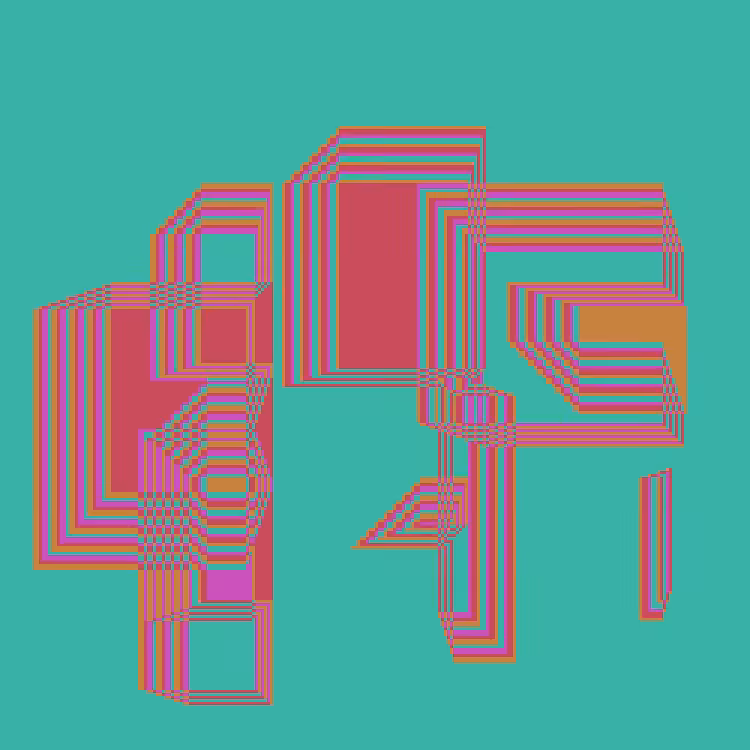 Superimposed Rectangles #57