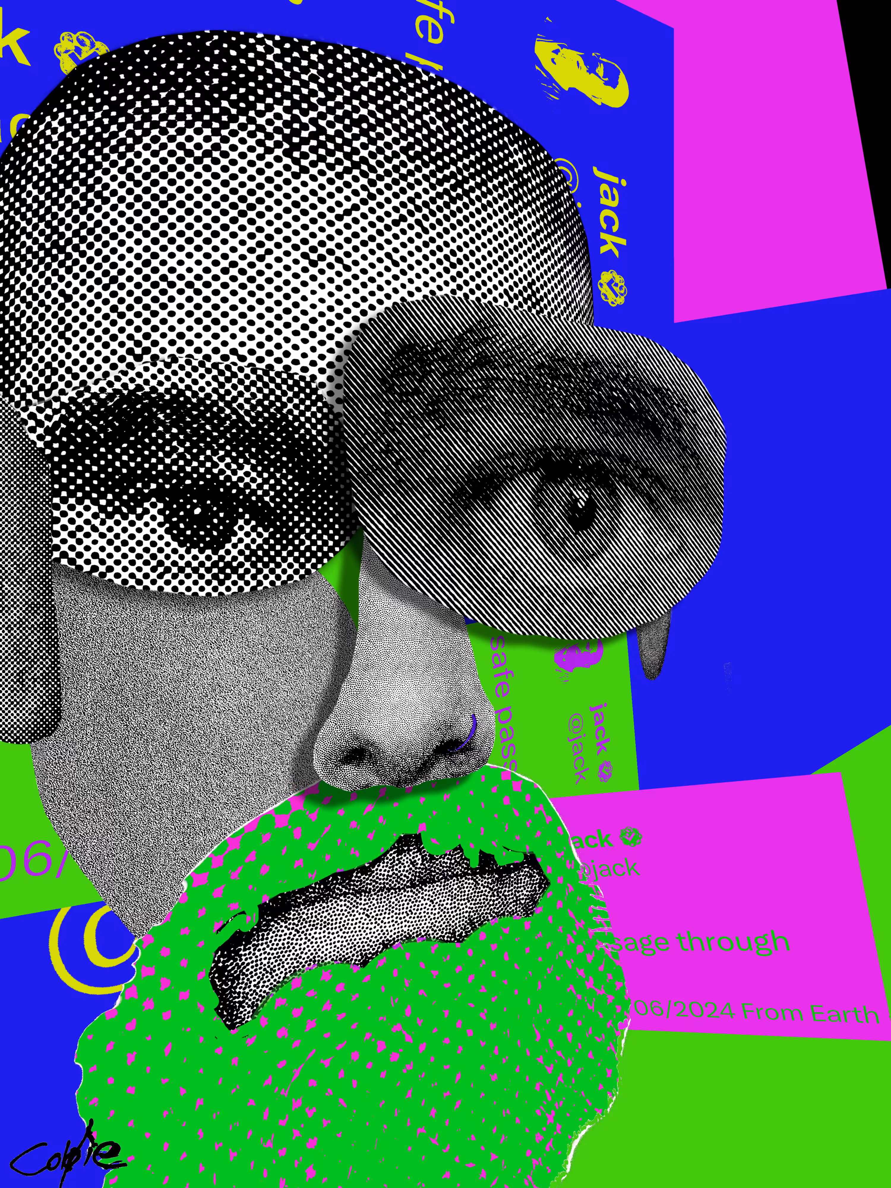 Jack Dorsey - Decentral Eyes - Safe Passage Variant - 51/240