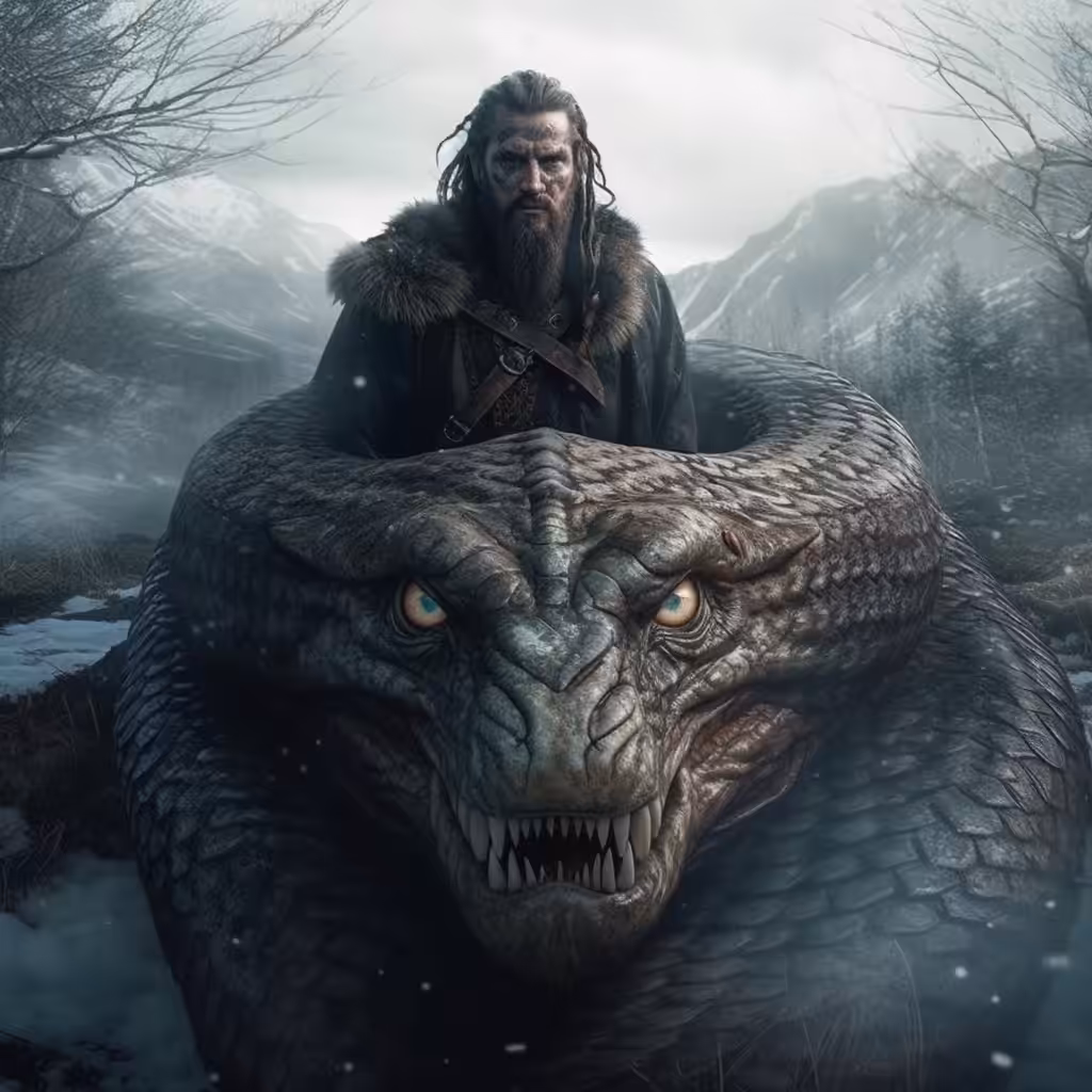 The Viking warrior