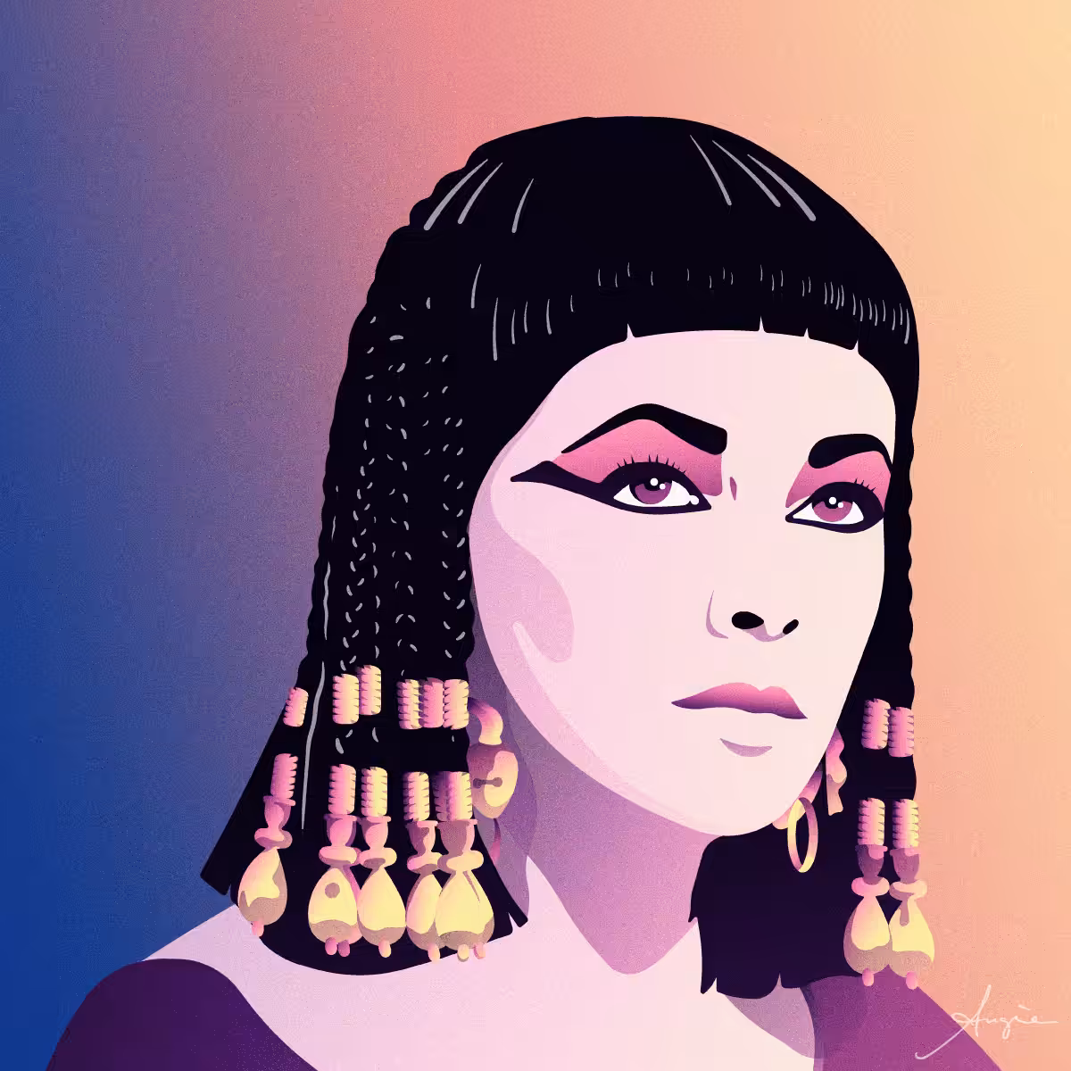 Queen Cleopatra - Powerful Woman #002