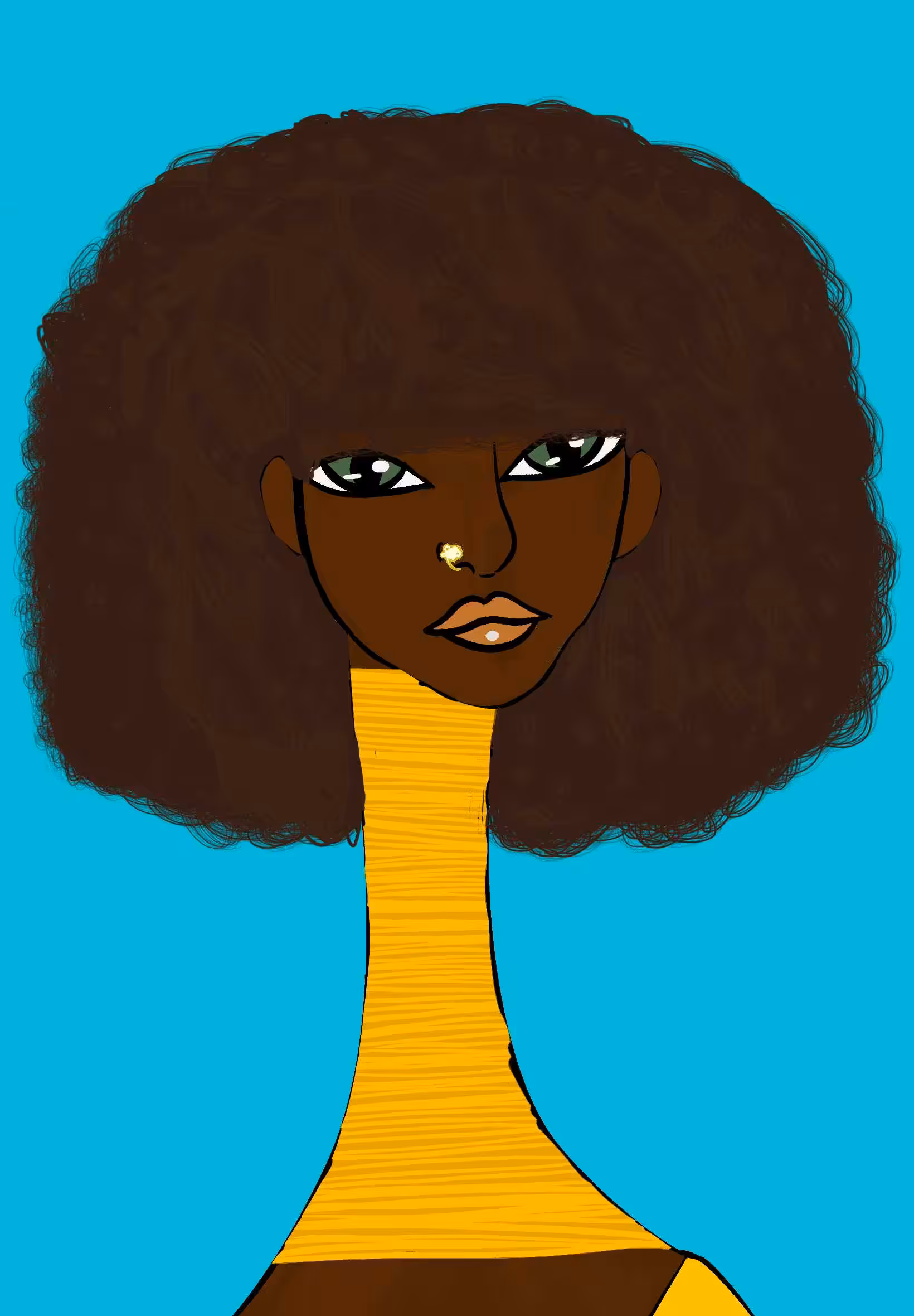 Long Neckie Lady #374