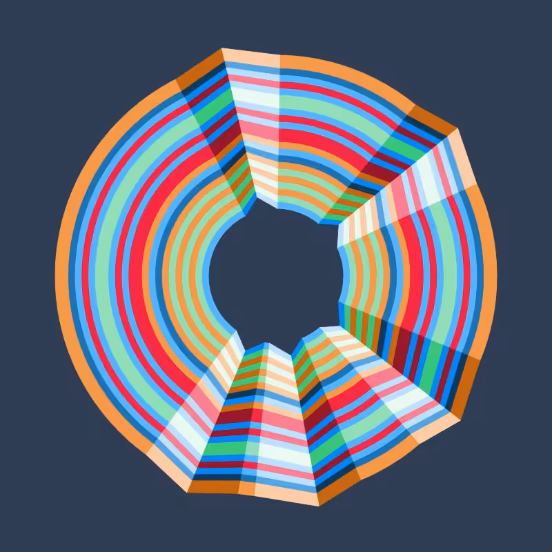 Folded Circle #12