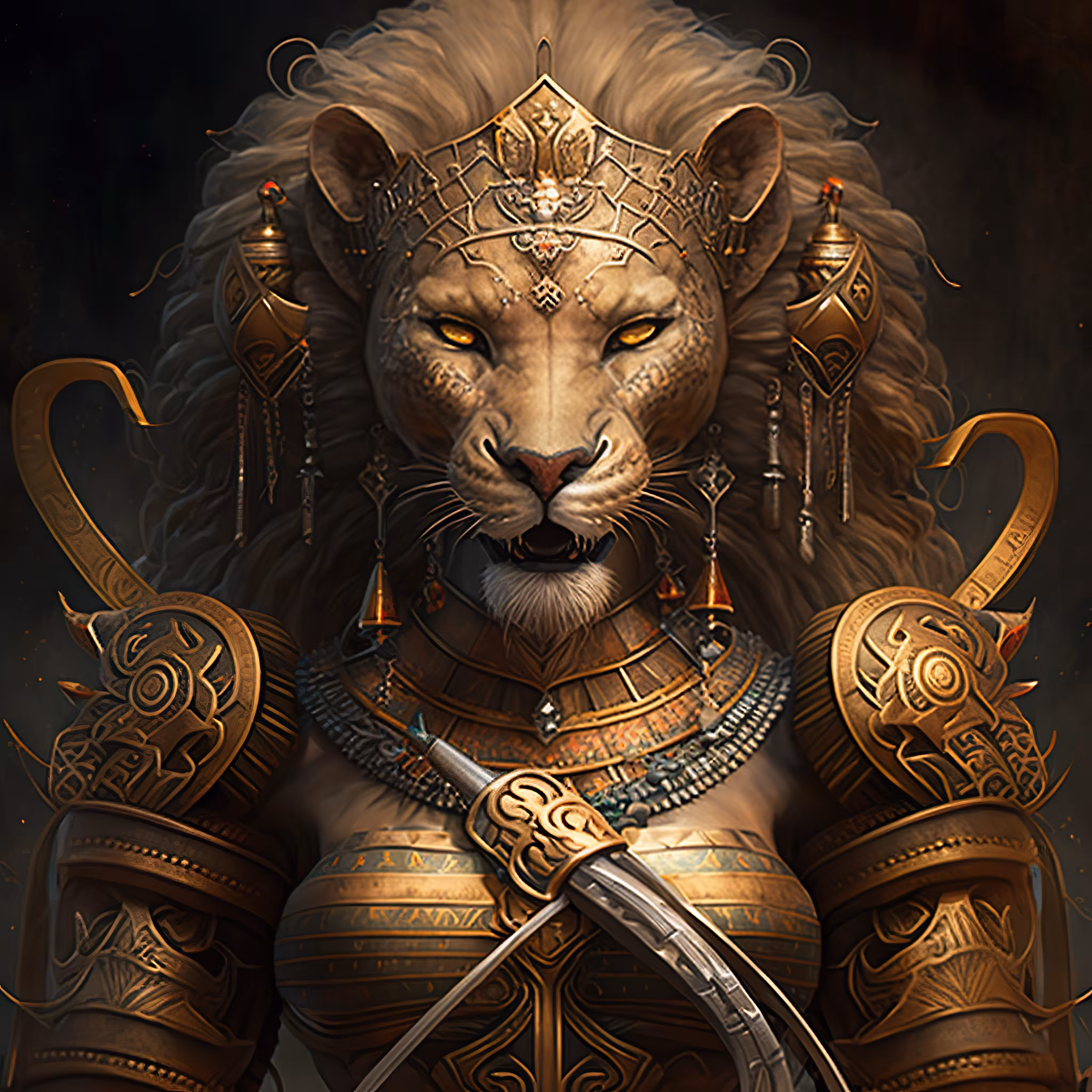 "Sekhmet, the goddess of war and healing"