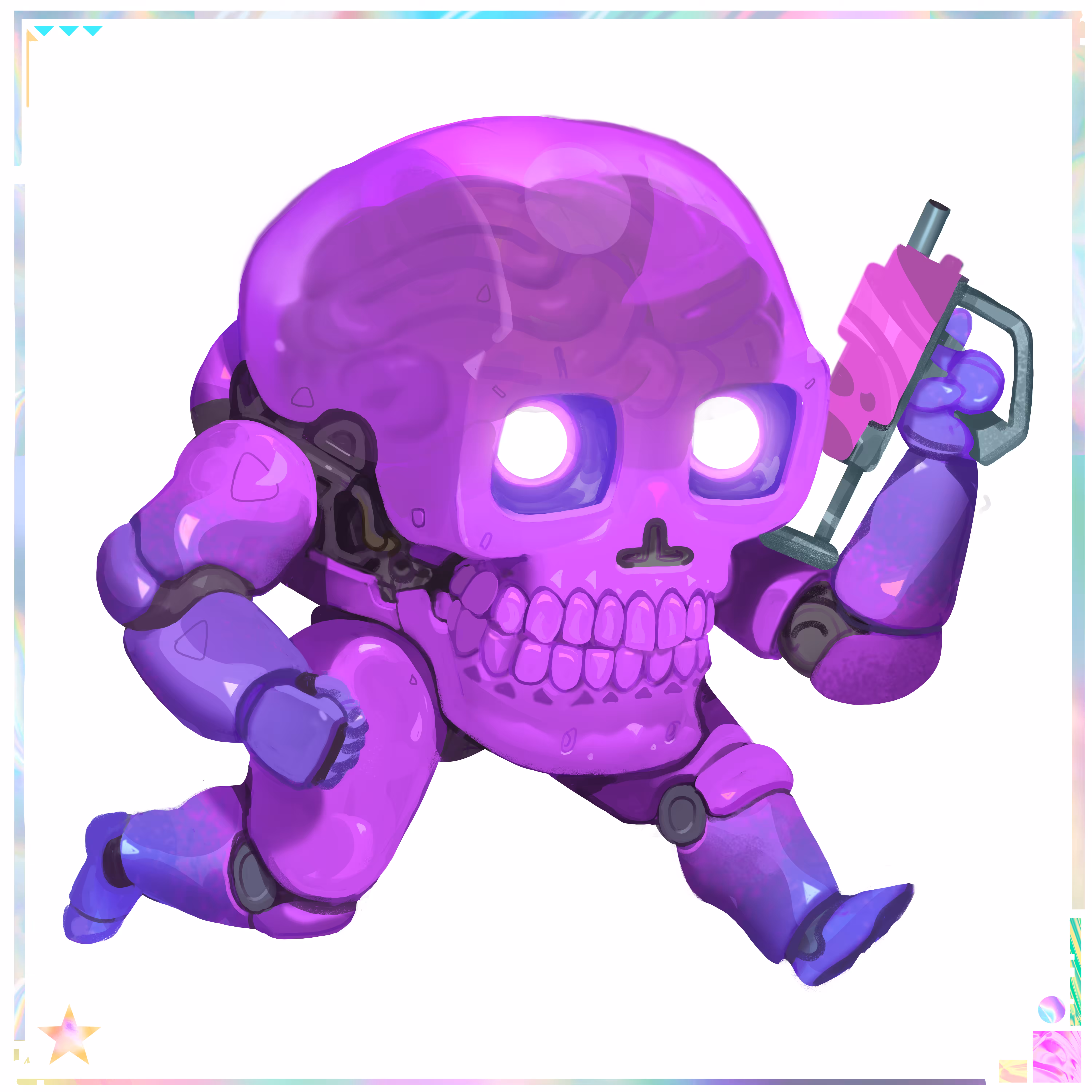 CryptoBots S1 - Purple Brainwaves