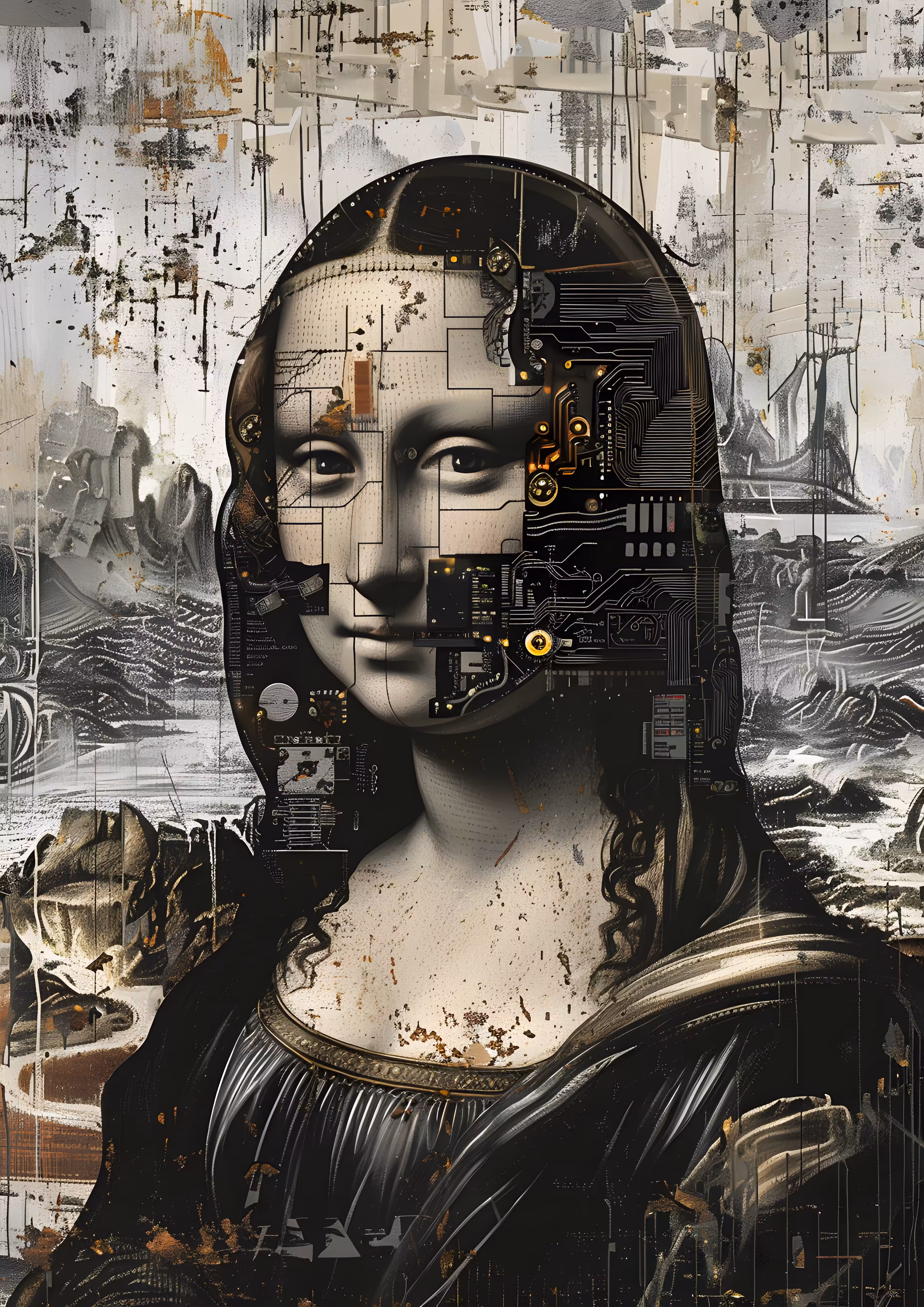 Techno-Lisa: The Convergence of Art and Technology #1