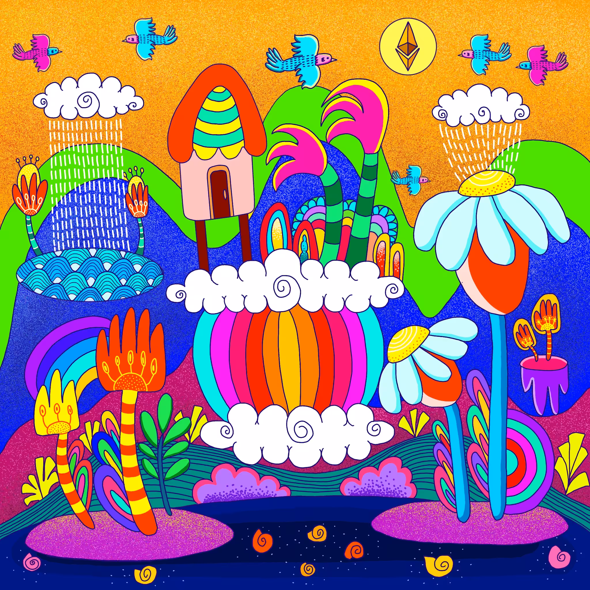 Imaginative lifestyle to lines and colorful.(Special)#39