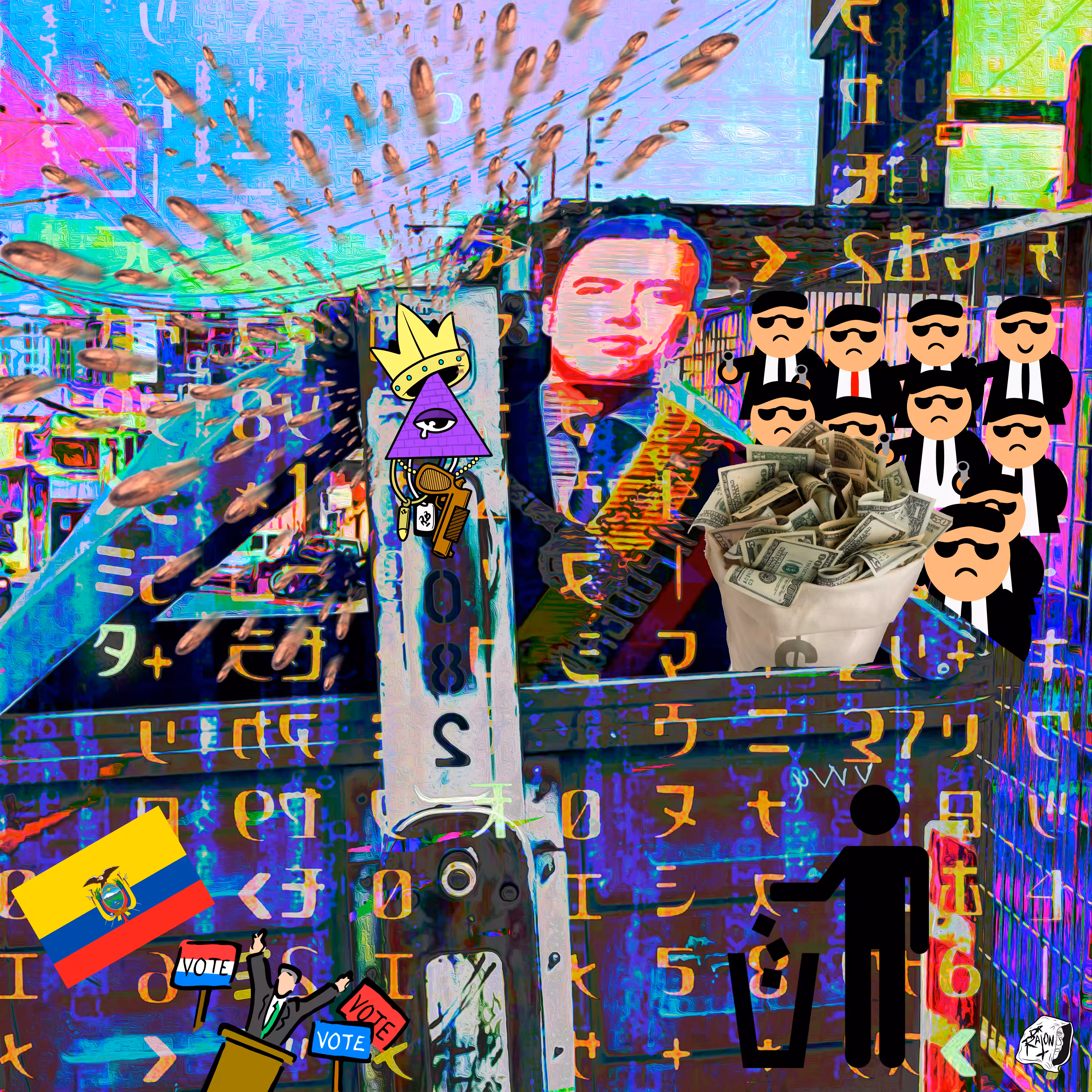 ACID ART: 🧿 Año 2 / 🛸 Día 144 - Dedocracia
