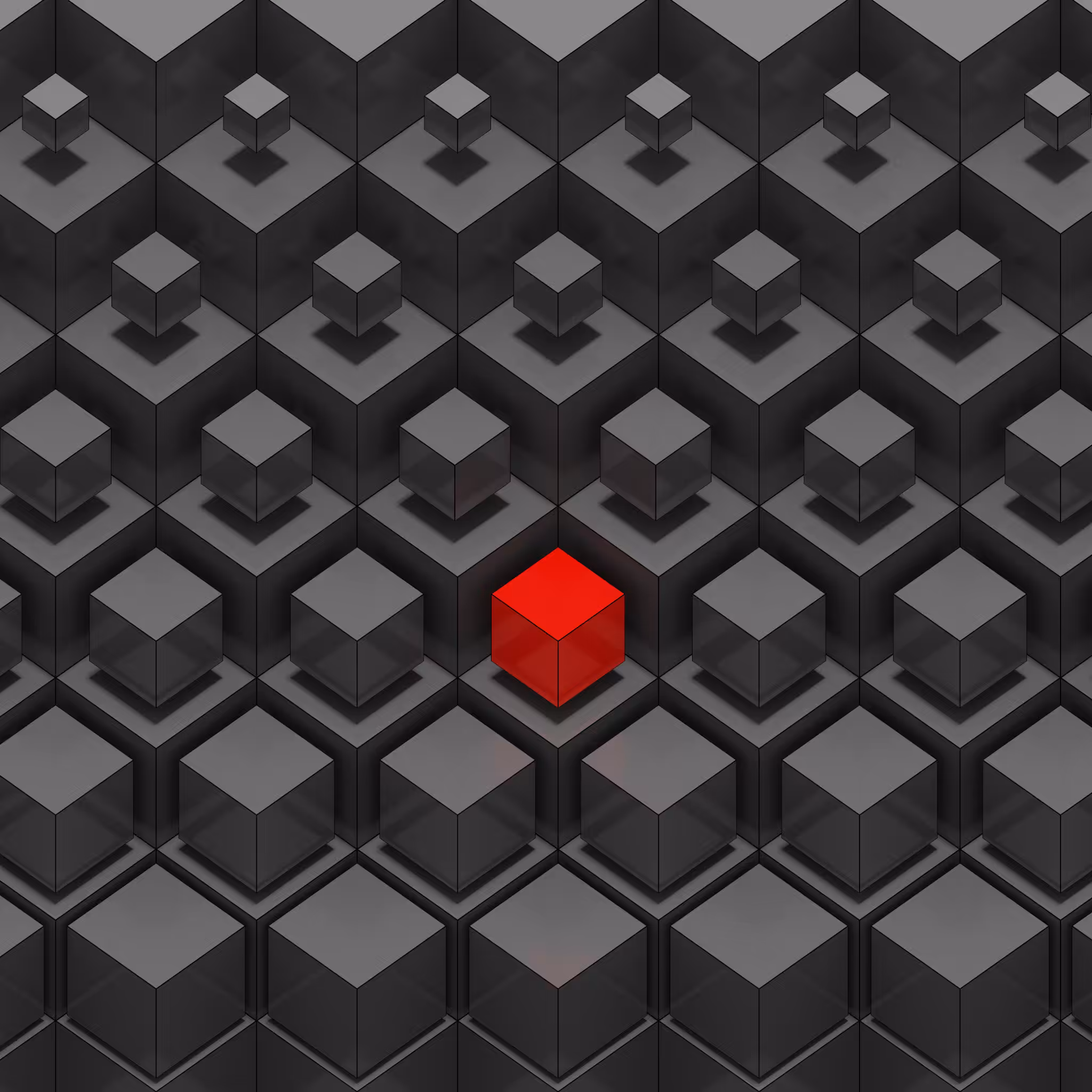 Red cube