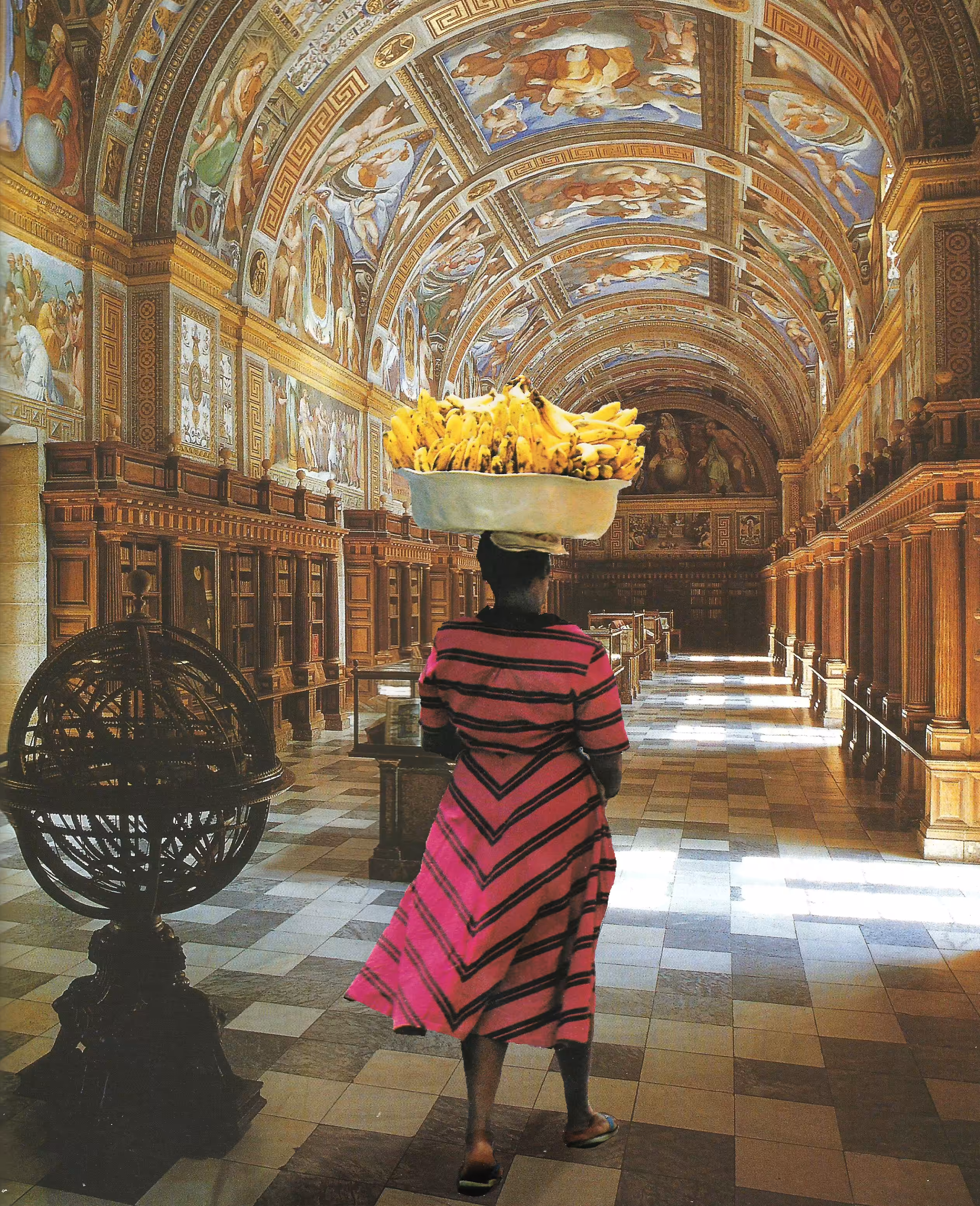 Collage of Dreams: Bananes dans la librairie