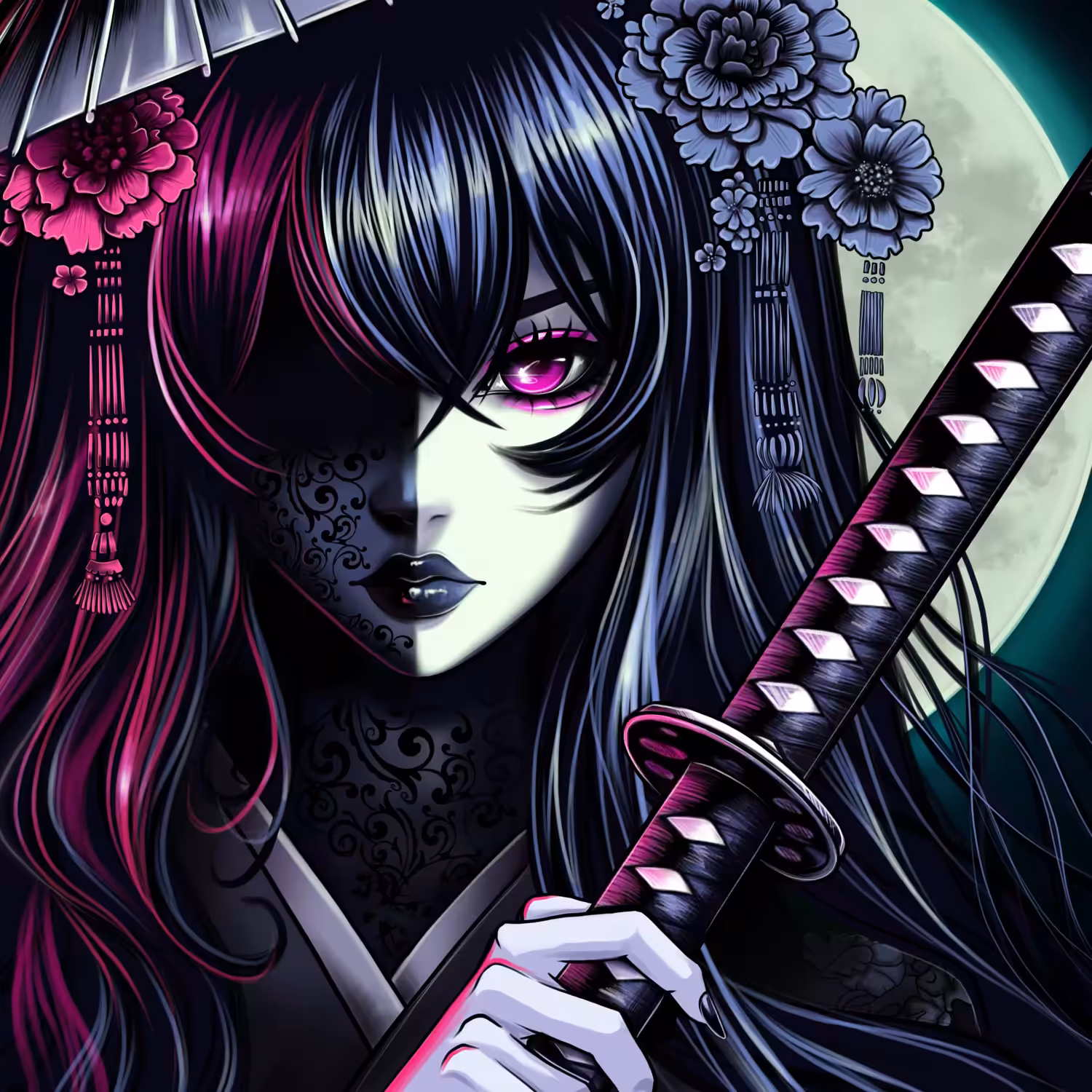 Under the moonlight