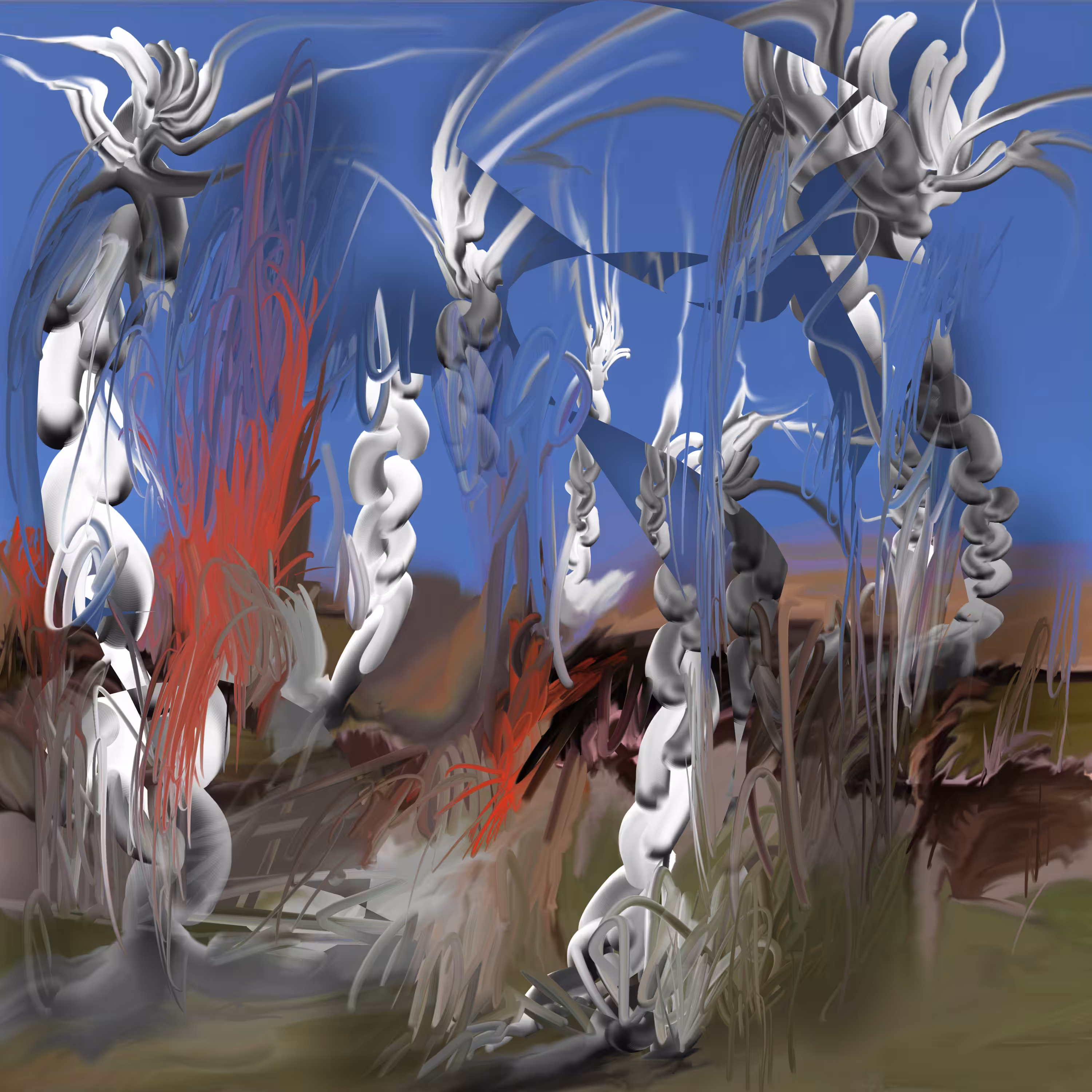 A grove full of girlish braids
