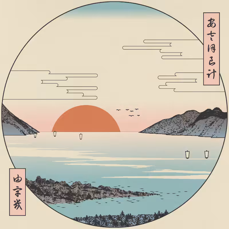 ukiyo-e seascape #160