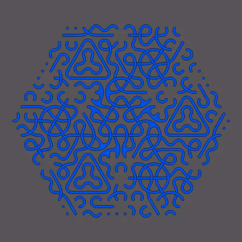 Threefold Symmetry - Dark Variations #225