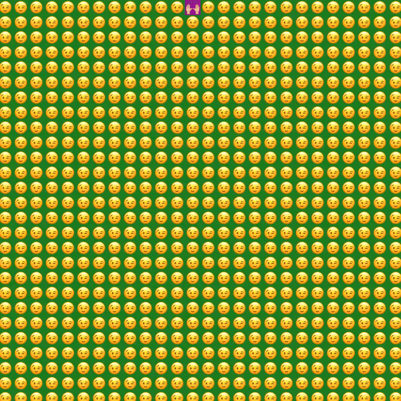 Elementary Cellular Emoji Automata #63