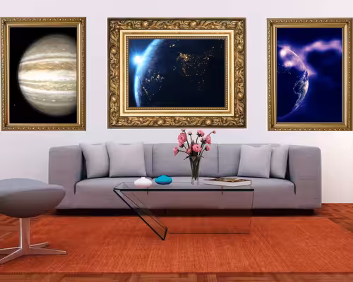 A1rdrops1: Space Living Room