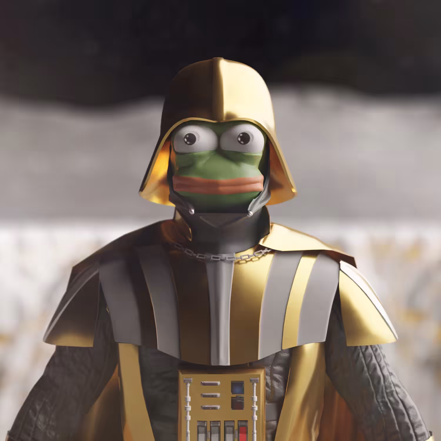 Gold Vader Pepe