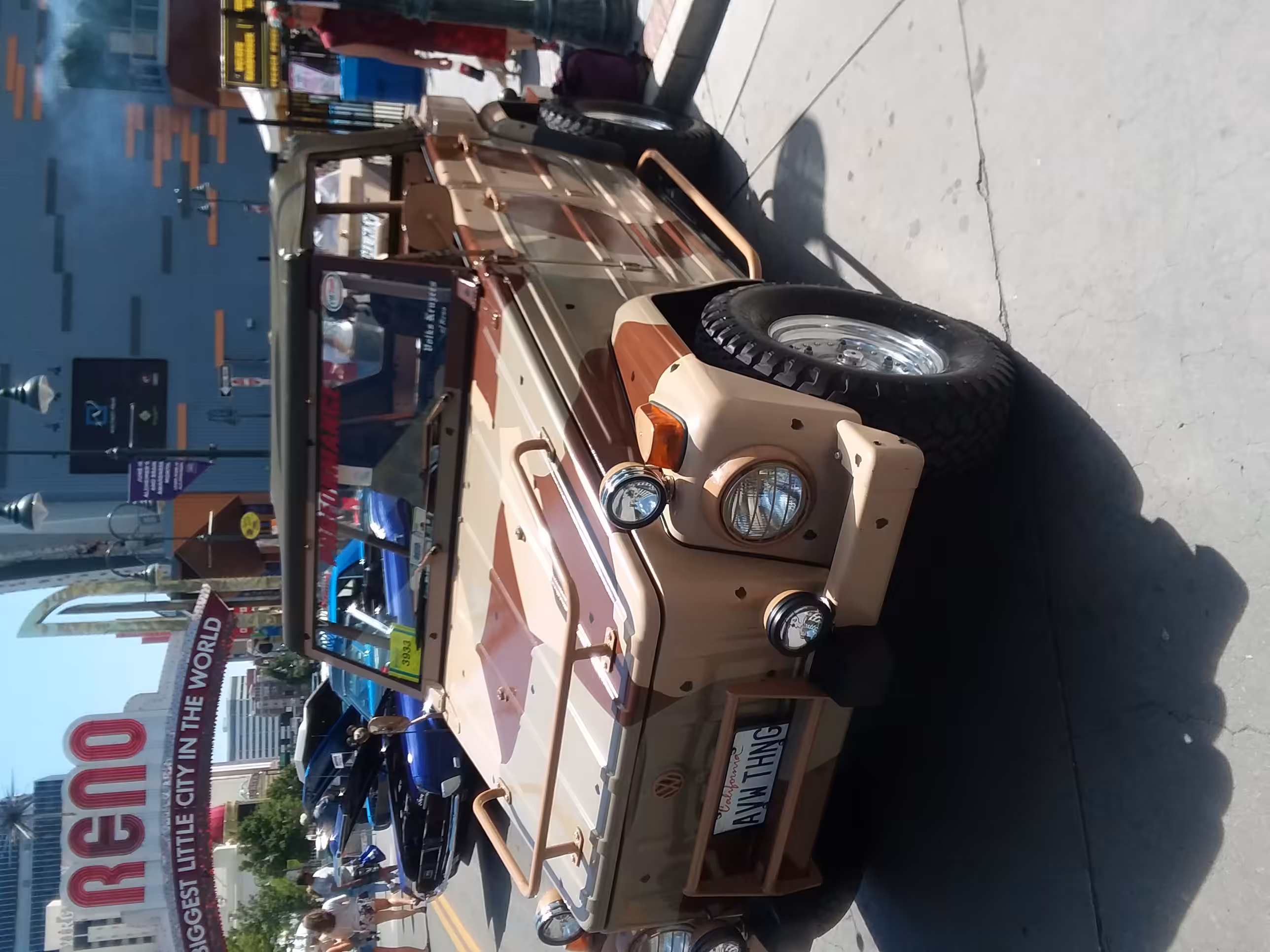 MOVING FROM A...TO...B: THING: Camouflaged Volkswagen Military Desert Colors