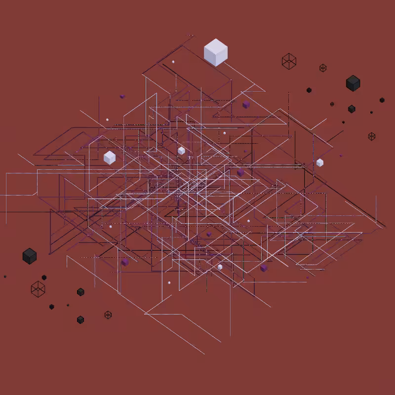 Luminous Streaks and cubes #33
