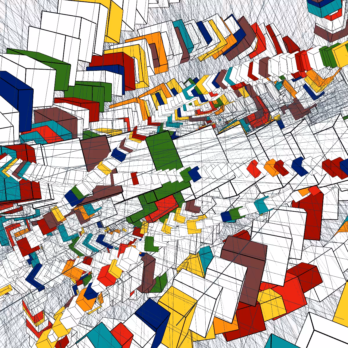 Arranged mess #62