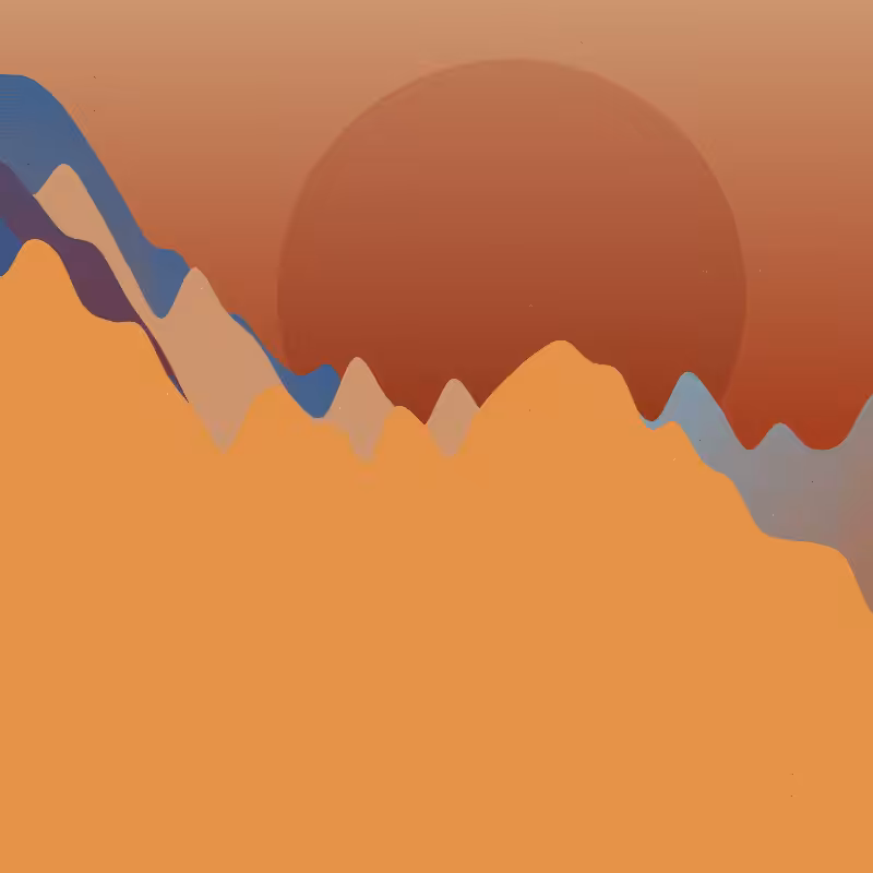 Rolling Hills at Sundown #83