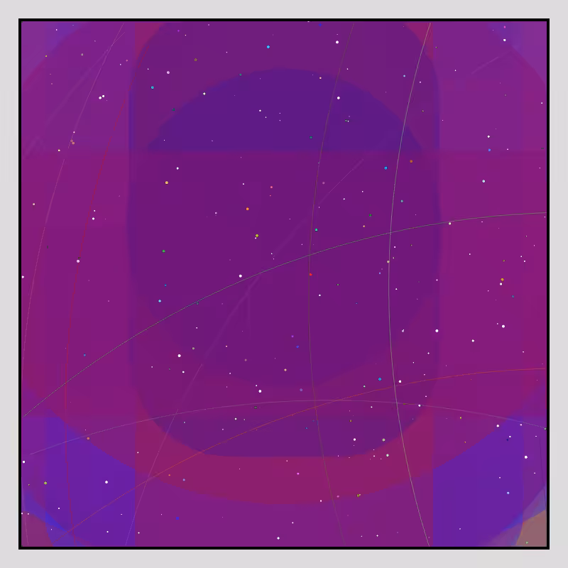 Color Field Starry B #217