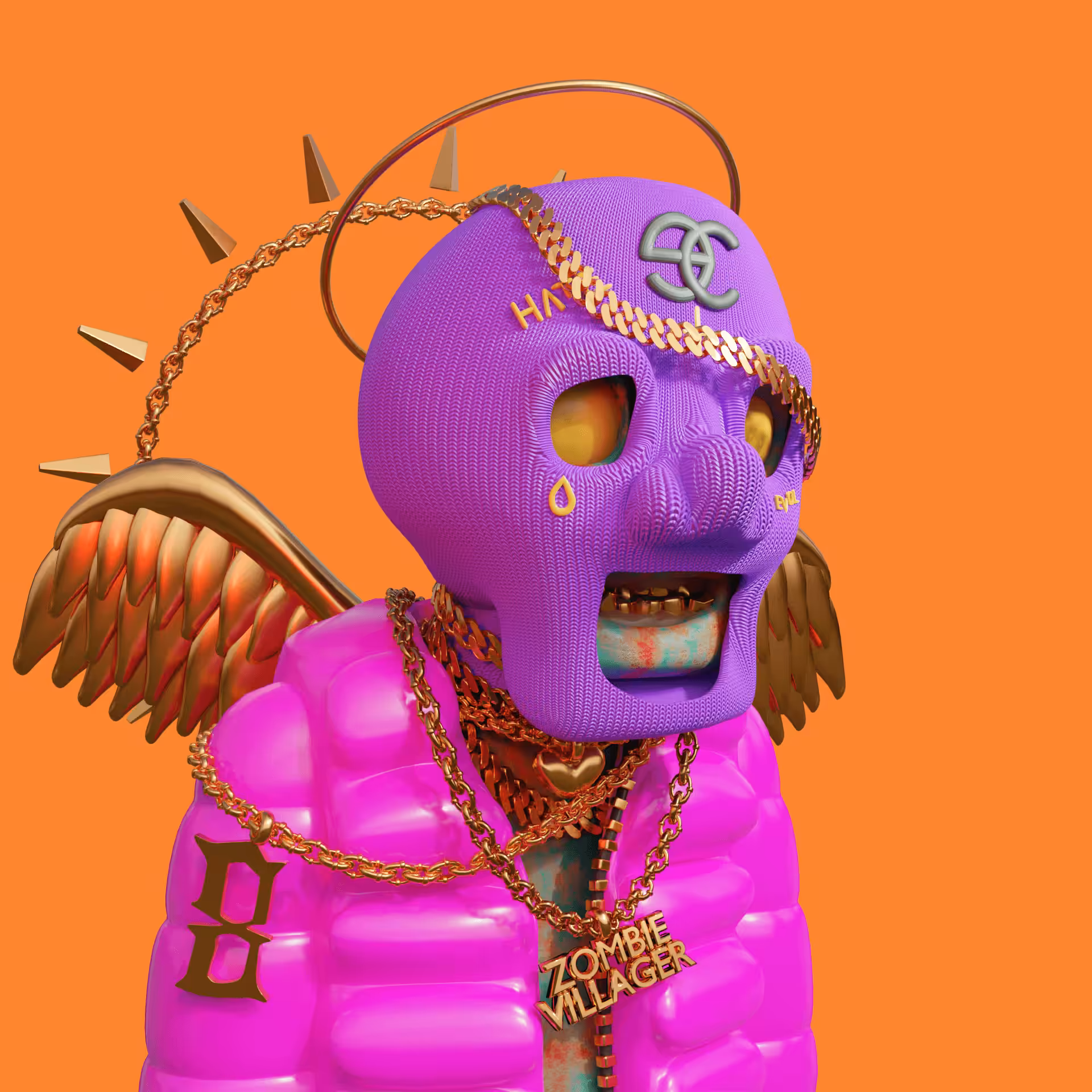 Zombie Villager: ZOMBIE VILLAGER x G'EVOLS 303