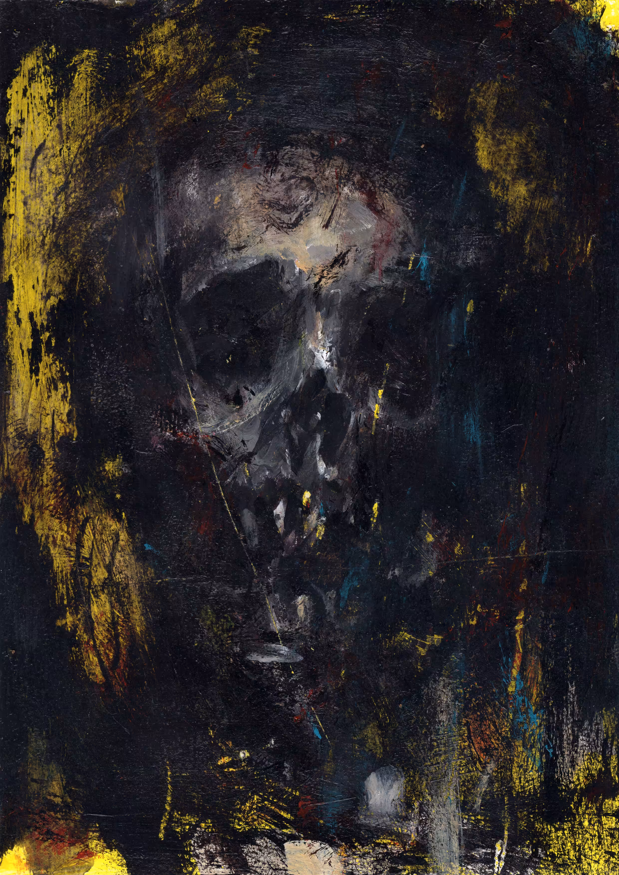 Skull in color 2