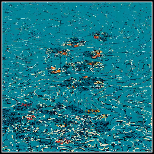 Polluted water lilies #113