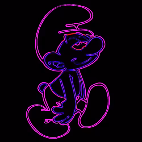 Neon Smurf: Dopey